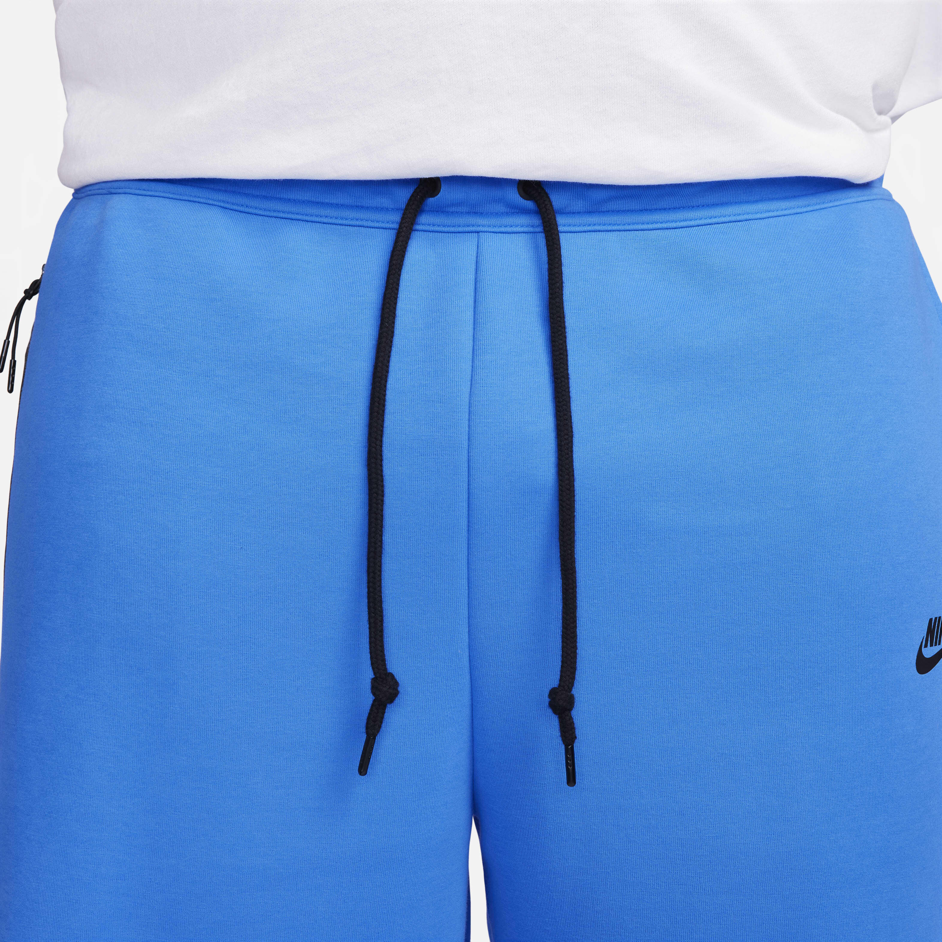nike tech fleece blue shorts