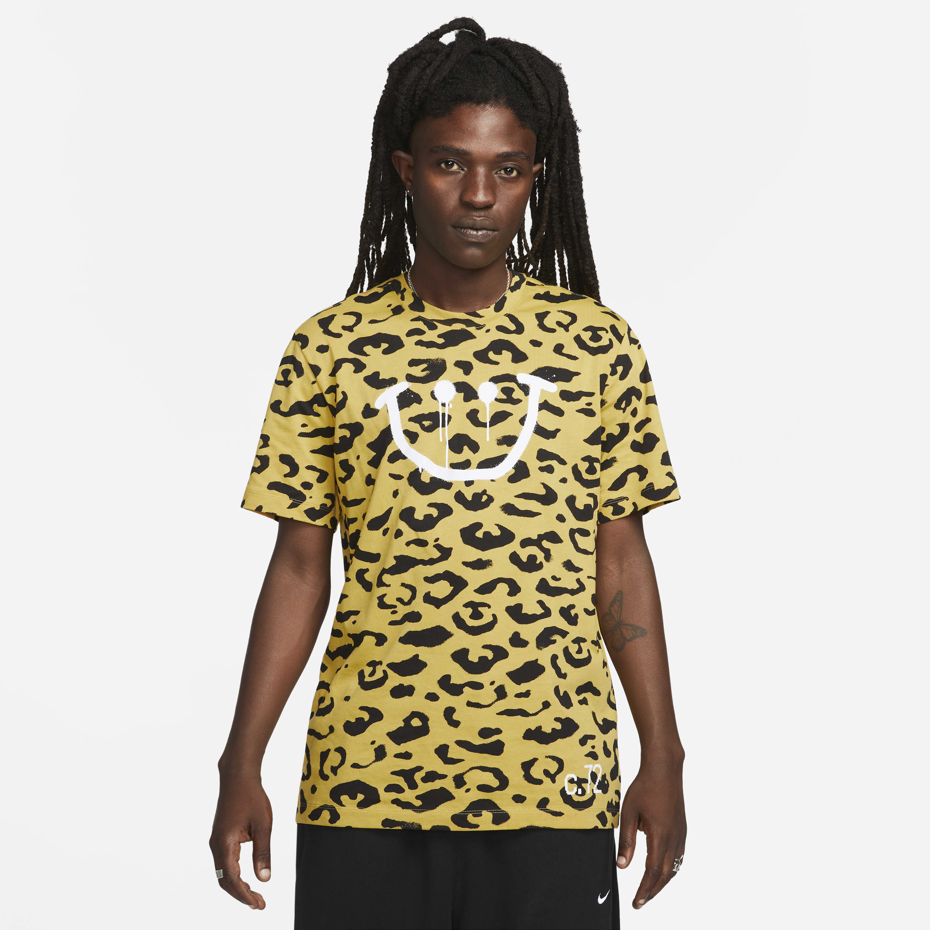 Nike cheetah print shirt sales