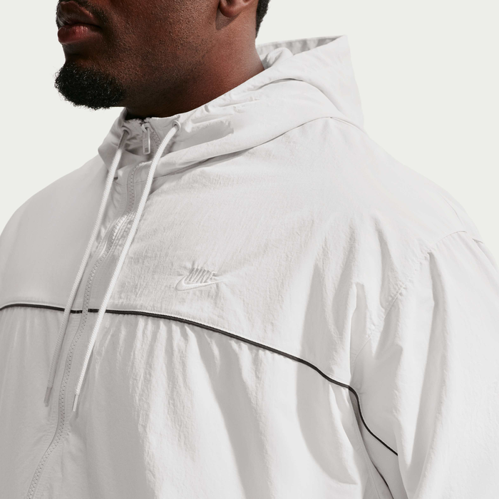 Buy Nike Club Men's Hooded Jacket - Photon Dust/White/White @ Nike Buy Nike Club Men's Hooded Jacket - Photon Dust/White/White @ Nike