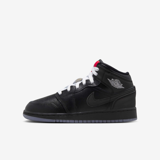 Kids' Jordan Shoes Sale-JRDN, Air Jordan 1 Mid 'Black Metallic Reimagined', Older Kids' Shoes Kids' Jordan Shoes Sale-JRDN, Air Jordan 1 Mid 'Black Metallic Reimagined', Older Kids' Shoes