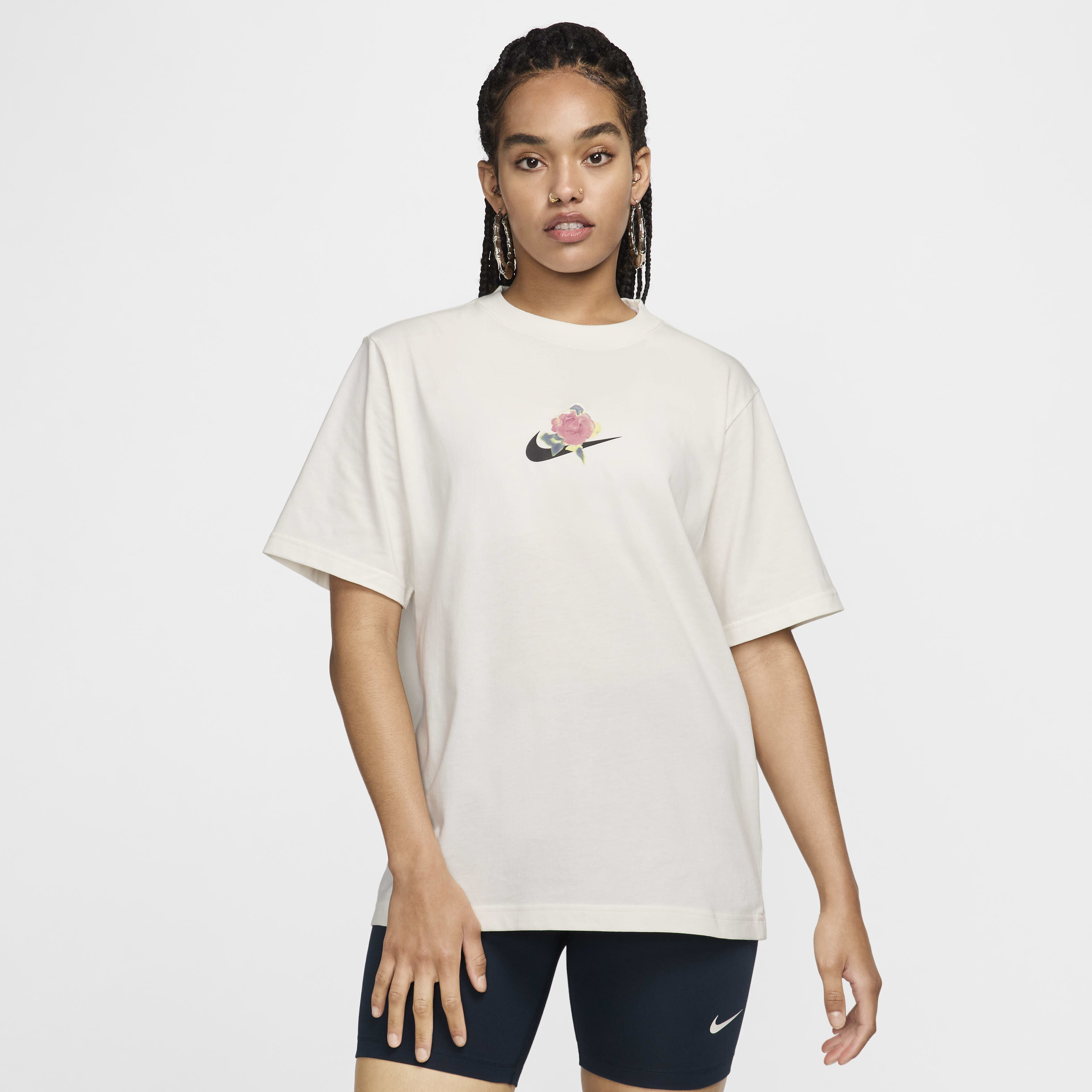 Buy Nike Sportswear Women s Artist Collection Short Sleeve Graphic T Shirt Sail Nike Kuwait Official