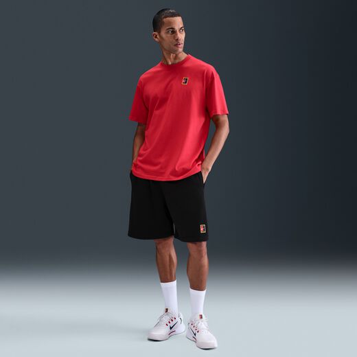 Padel-Nike, NikeCourt Heritage, Men's Dri-FIT Fleece Tennis Shorts