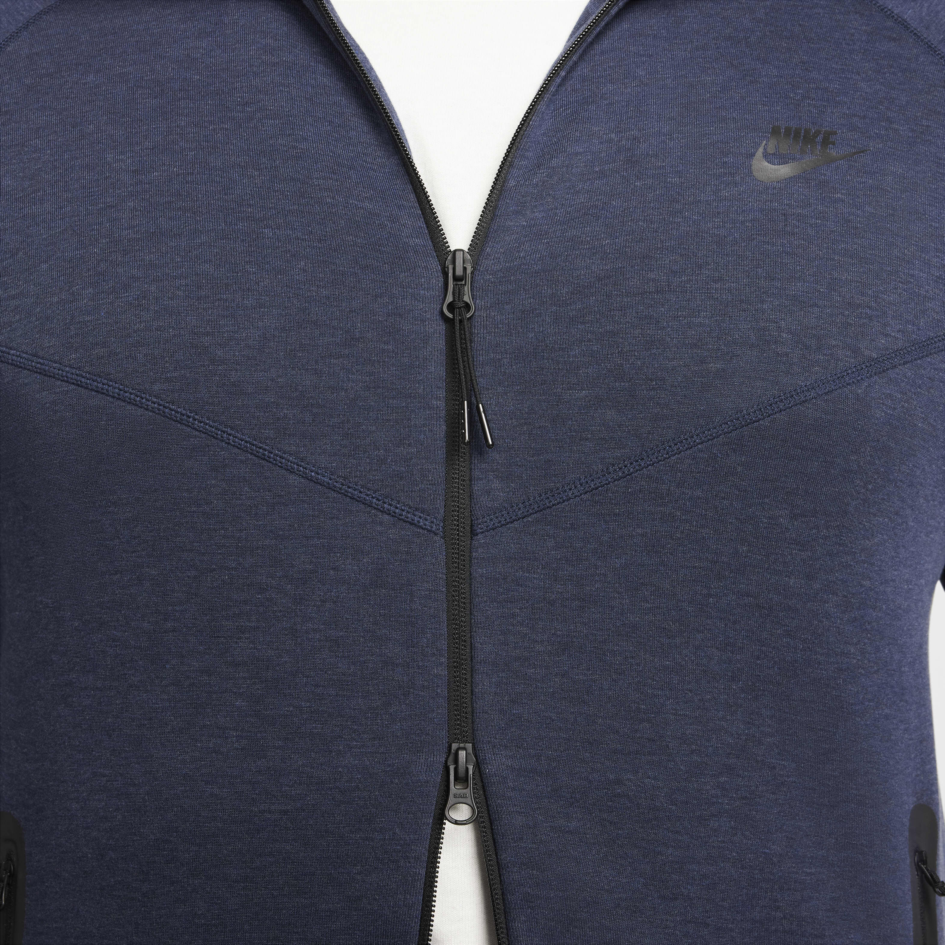 Buy Nike Sportswear Tech Fleece Windrunner Men s Full Zip Hoodie Obsidian Heather Black Nike Kuwait Official