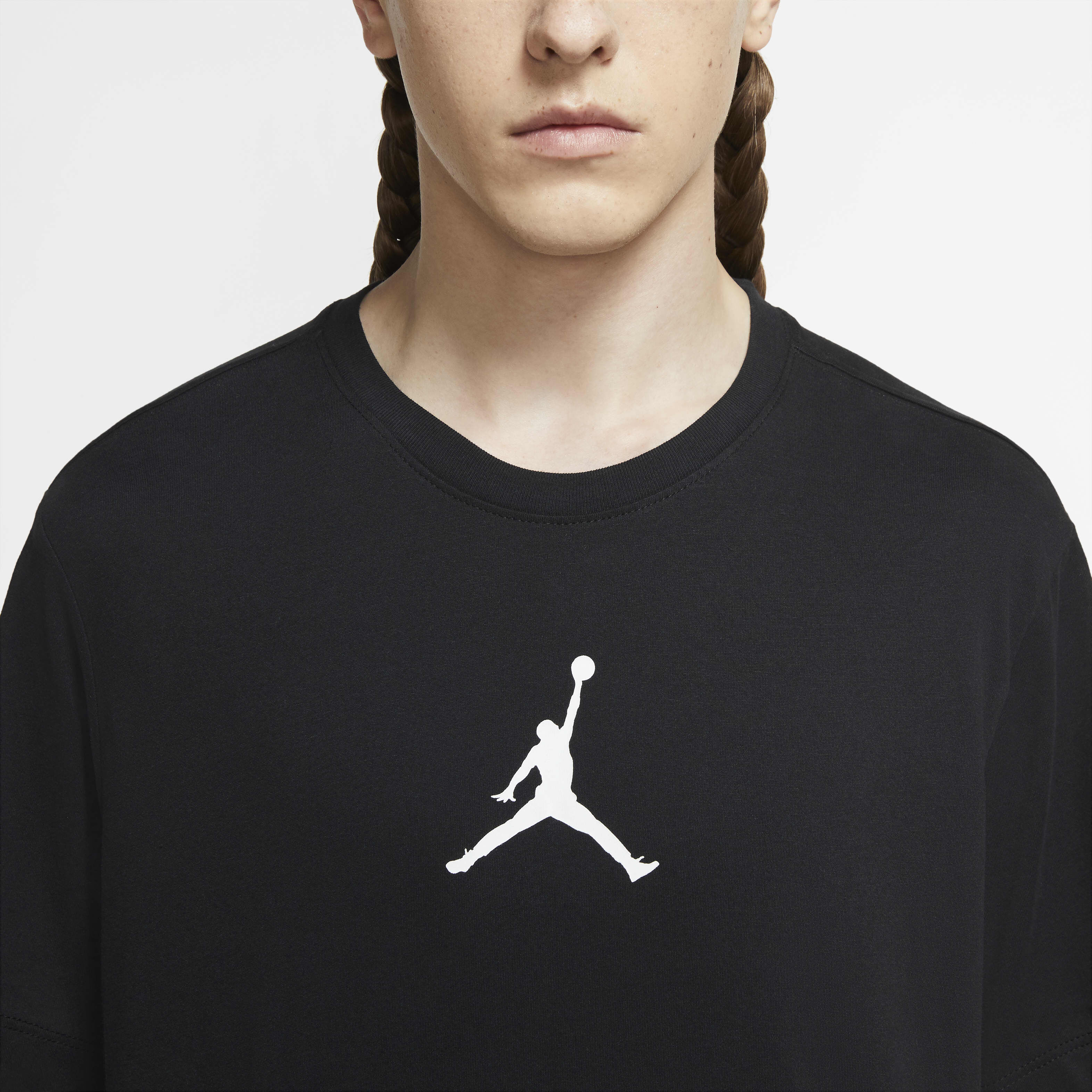 ★Nike★ Jordan Brand T-Shirt M White Black HJ2401100 HJ2401 Air Jordan White Photo T-Shirt – Puffer Reds