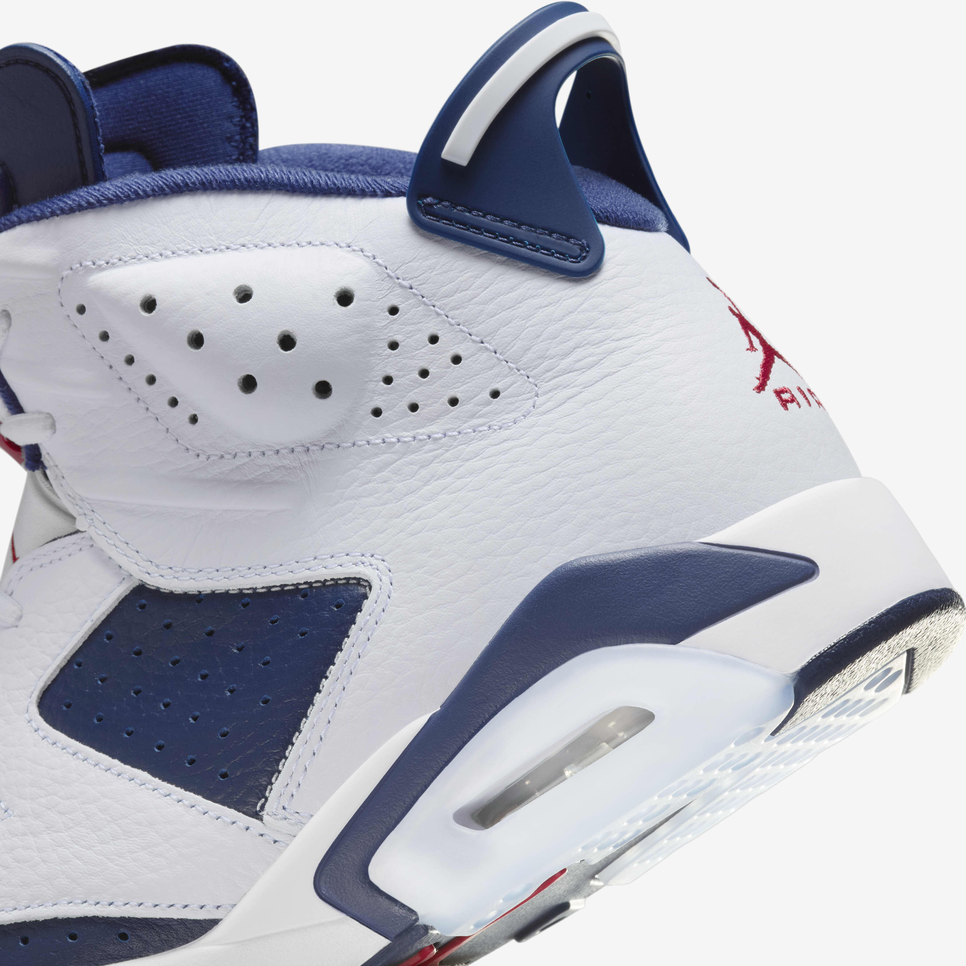 Buy Air Jordan 6 Retro Men s Shoes White Midnight Navy Varsity Red Nike Kuwait Official