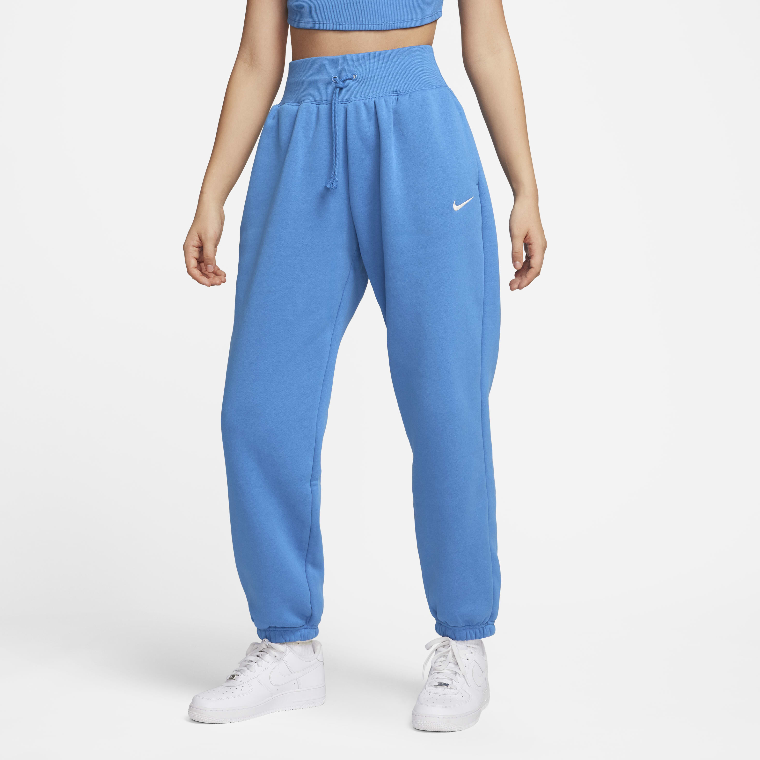 Nike blue jogging bottoms outlet