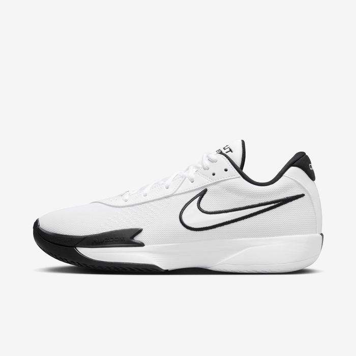 Buy Nike Cut Academy Basketball Shoes White/Summit White