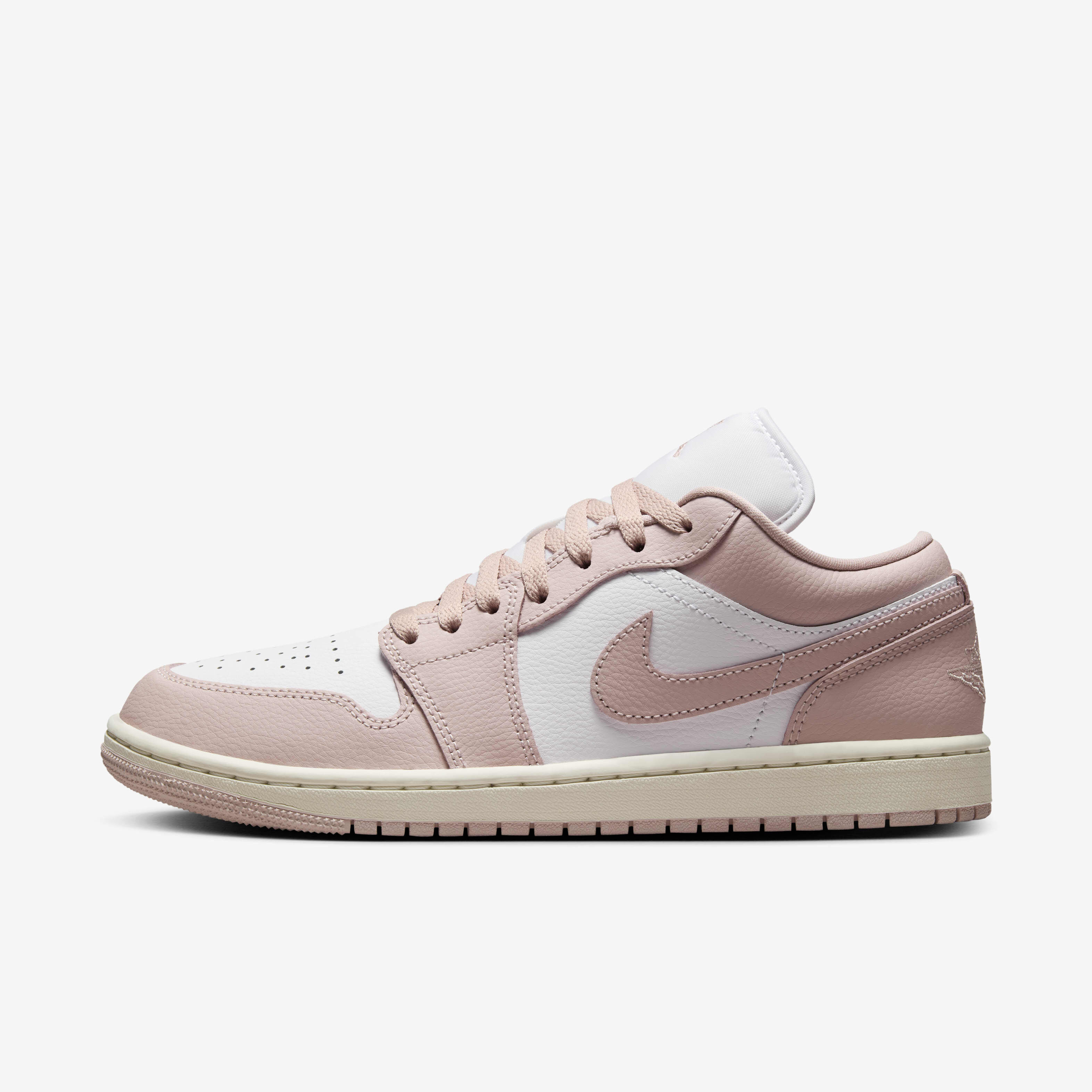 Buy Air Jordan 1 Low Women s Shoes White Sail Pink Oxford Nike Kuwait Official