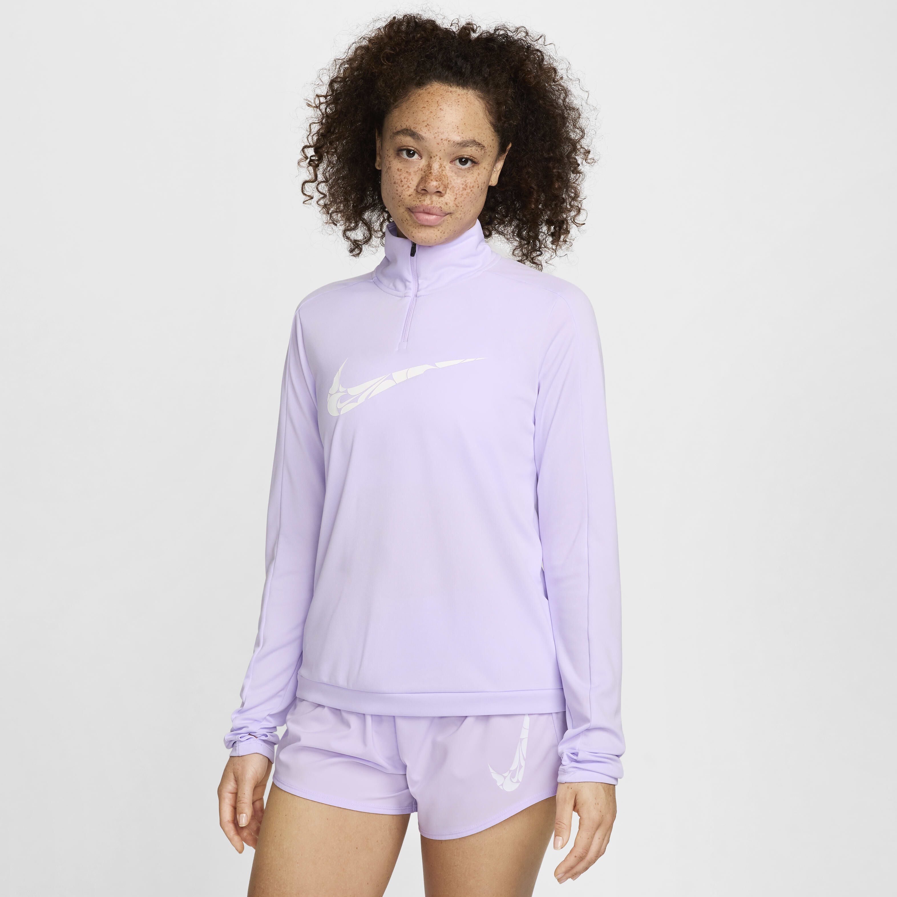 Buy Nike Swoosh Women s Dri FIT 1 4 Zip Mid Layer Nike Kuwait Official
