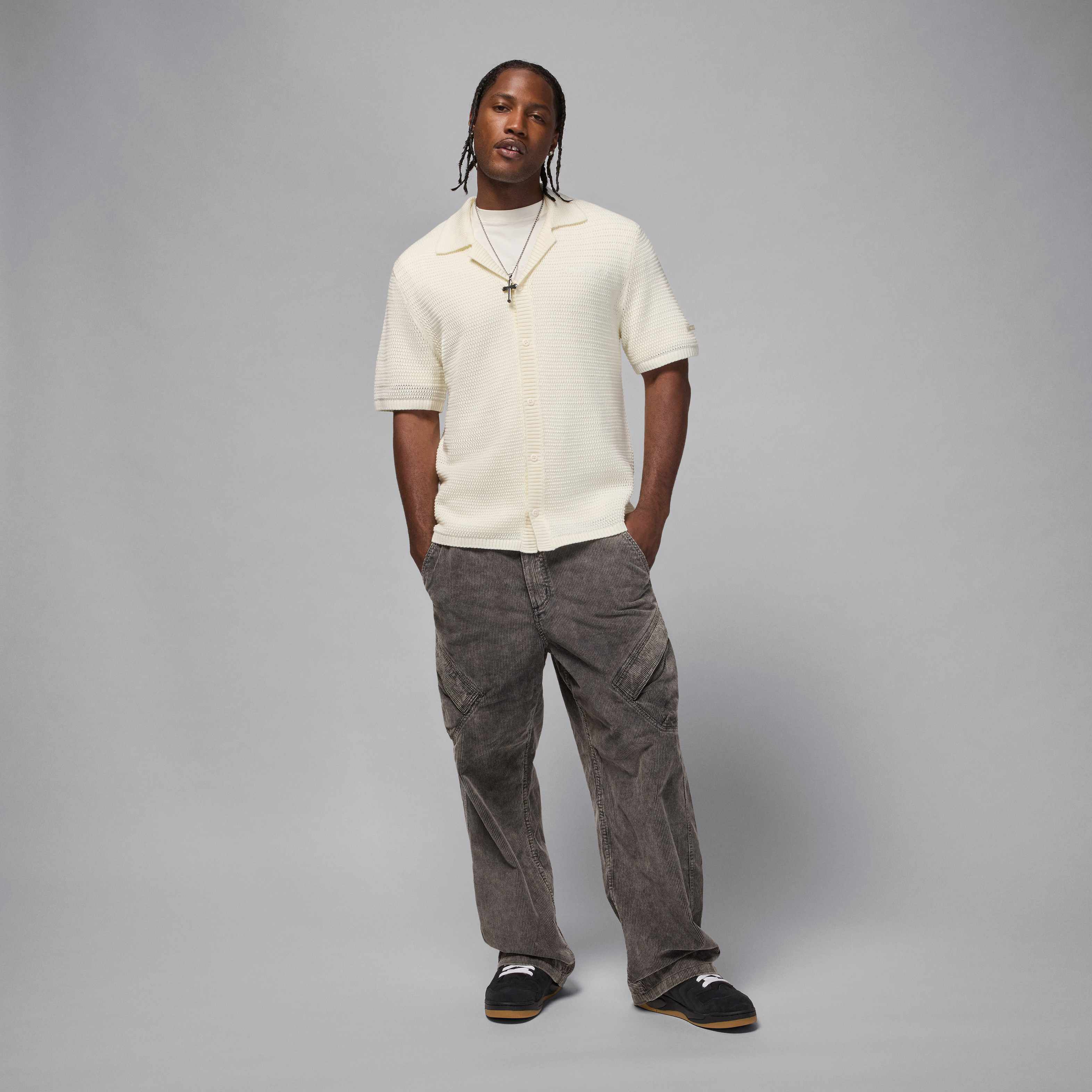 Buy Jordan Flight Chicago Men's Corduroy Trousers - Black