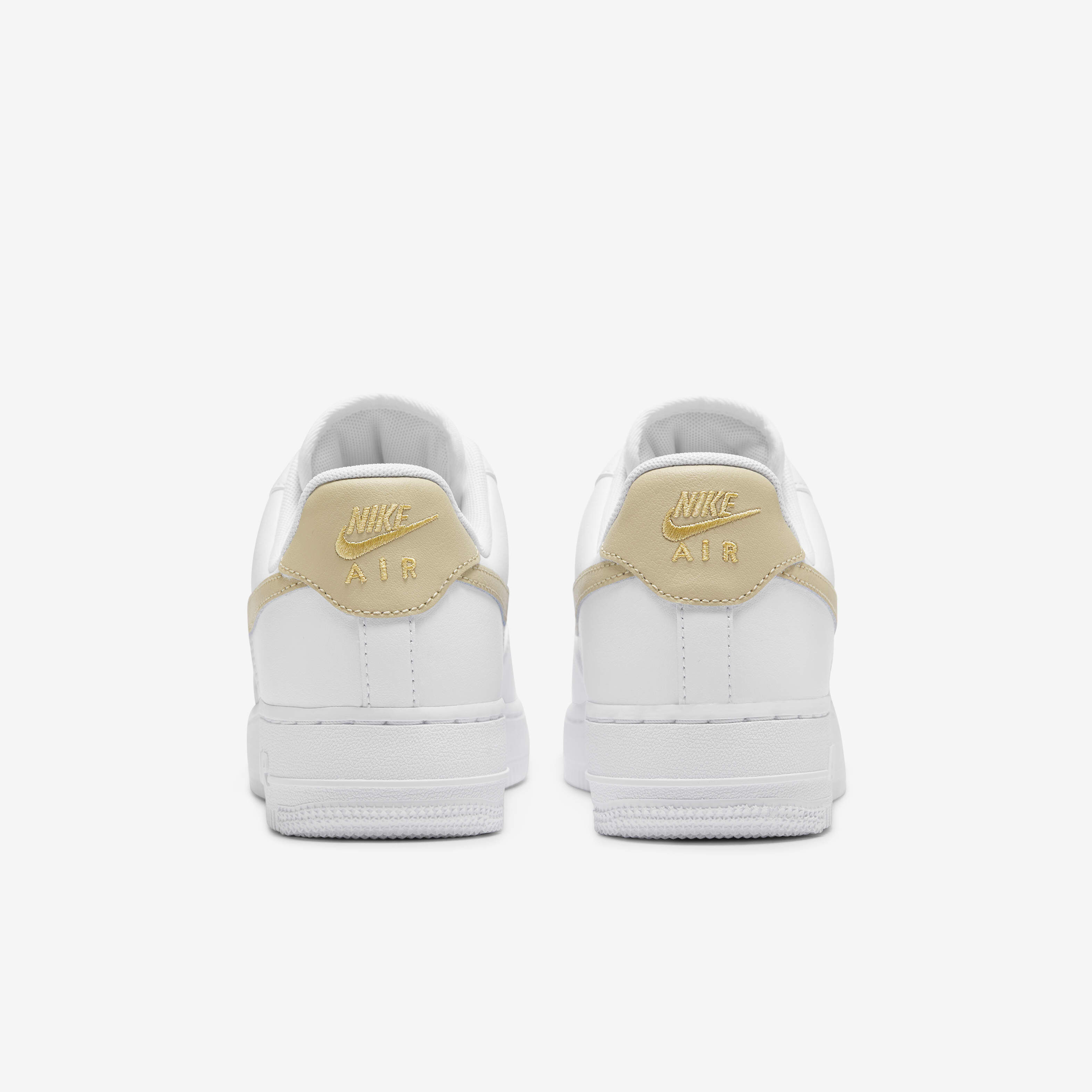 Nike air force 1 '07 essential white/gold women's shoe hotsell