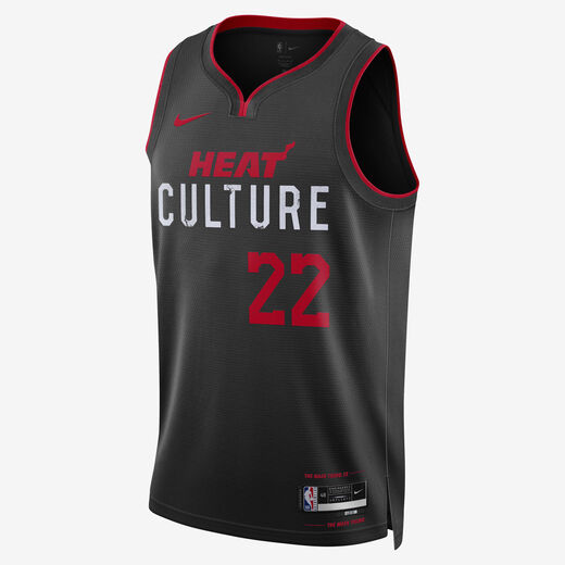 microscale heat transfer-Nike, Jimmy Butler Miami Heat City Edition 2023/24, Men's Nike Dri-FIT NBA Swingman Jersey