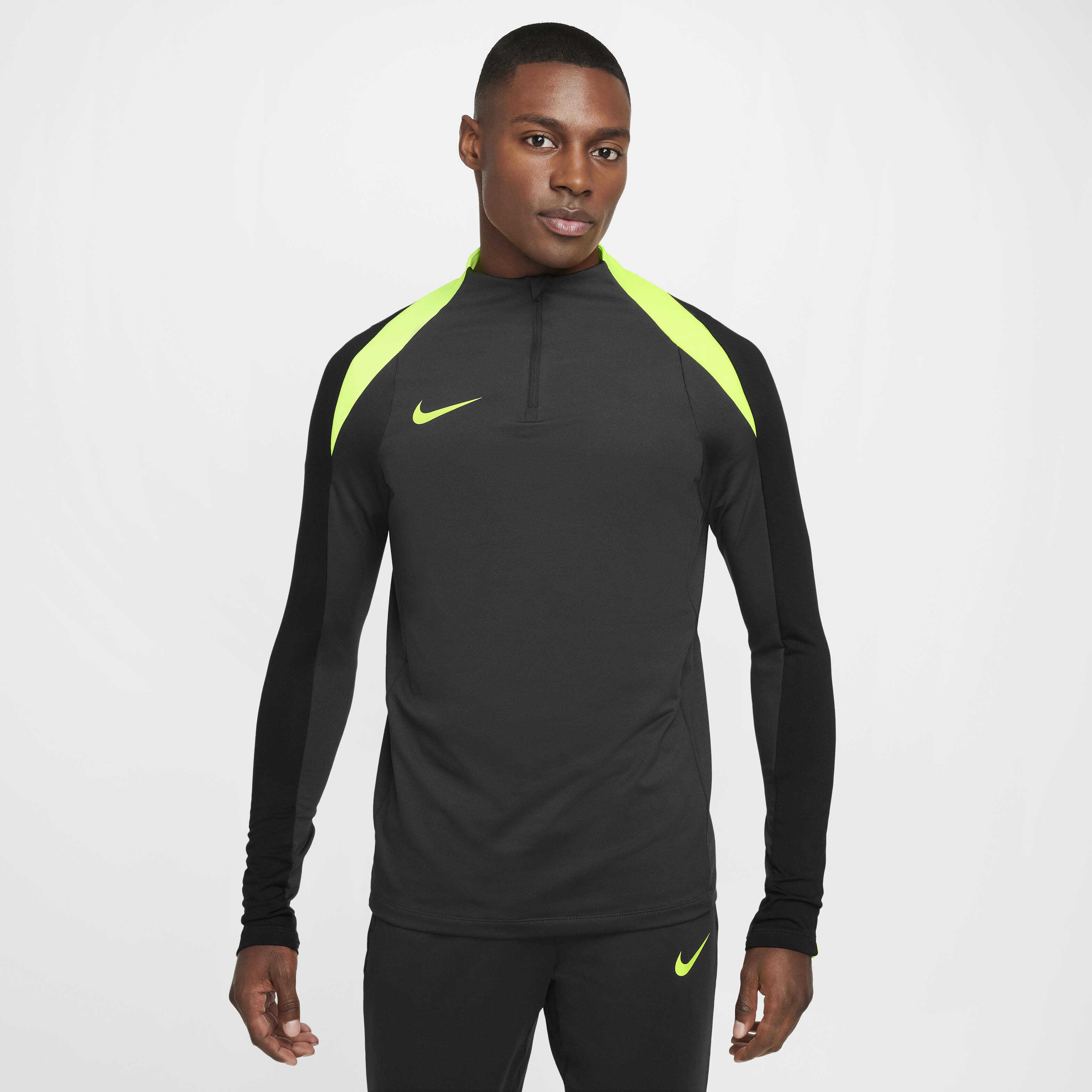 Buy Nike Strike Men s Dri FIT Football 1 2 Zip Drill Top Nike Kuwait Official
