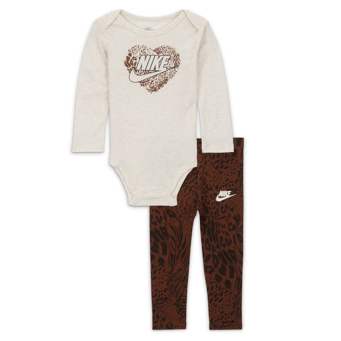 Nike Animal Print Bodysuit and Leggings Set image number 0 Nike Animal Print Bodysuit and Leggings Set image number 0
