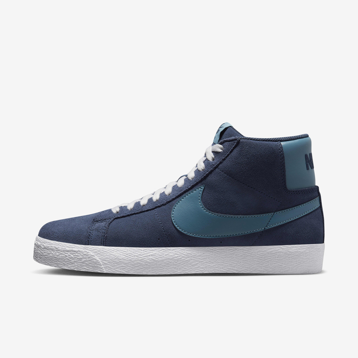 Buy Nike SB Zoom Blazer Mid Skate Shoes Midnight Navy/Midnight