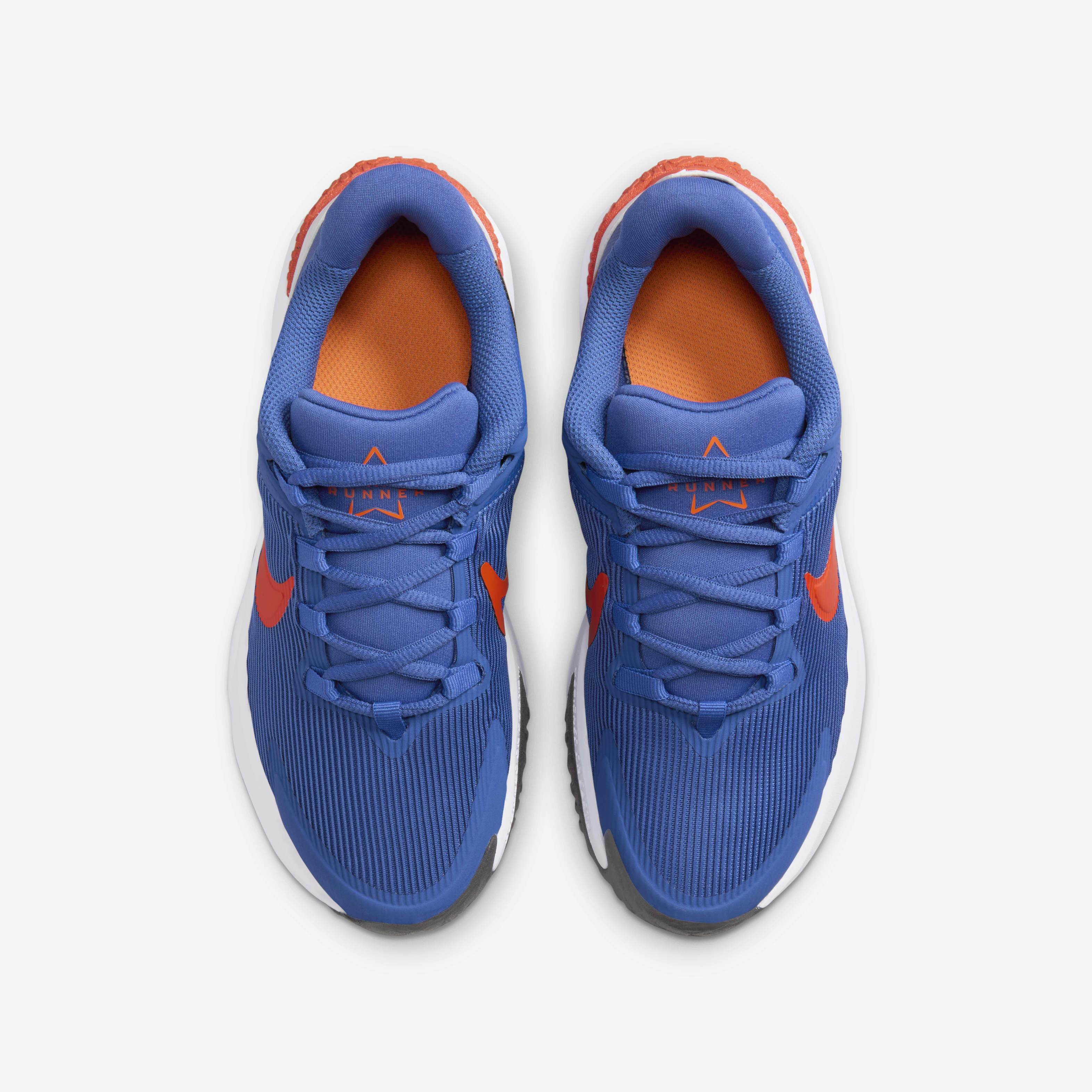Buy Nike Star Runner 4 Older Kids Road Running Shoes Astronomy Blue White Total Orange Team Orange Nike Kuwait Official