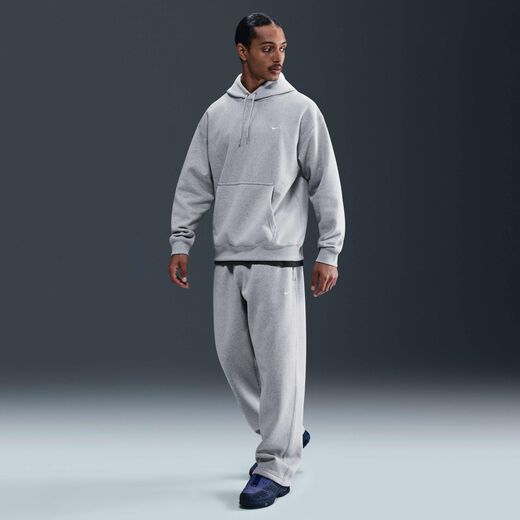 Clothing-Nike, Nike Solo Swoosh, Men's Fleece Open-Hem Trousers