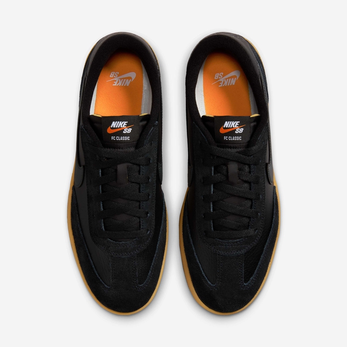Buy Nike SB FC Classic Skate Shoes Black/Black/Vivid Orange