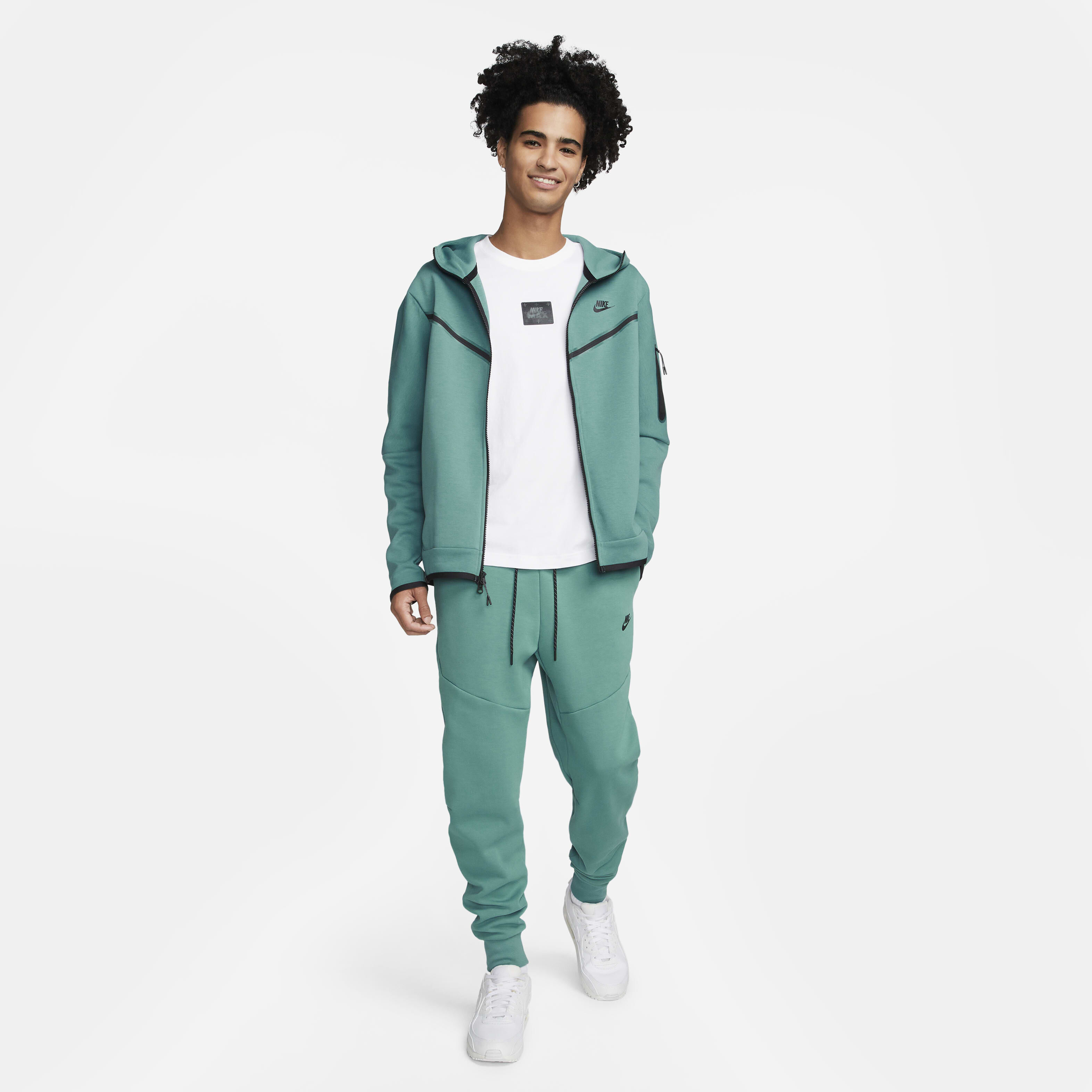 Buy Nike Sportswear Tech Fleece Men s Joggers Mineral Teal Black Nike Kuwait Official