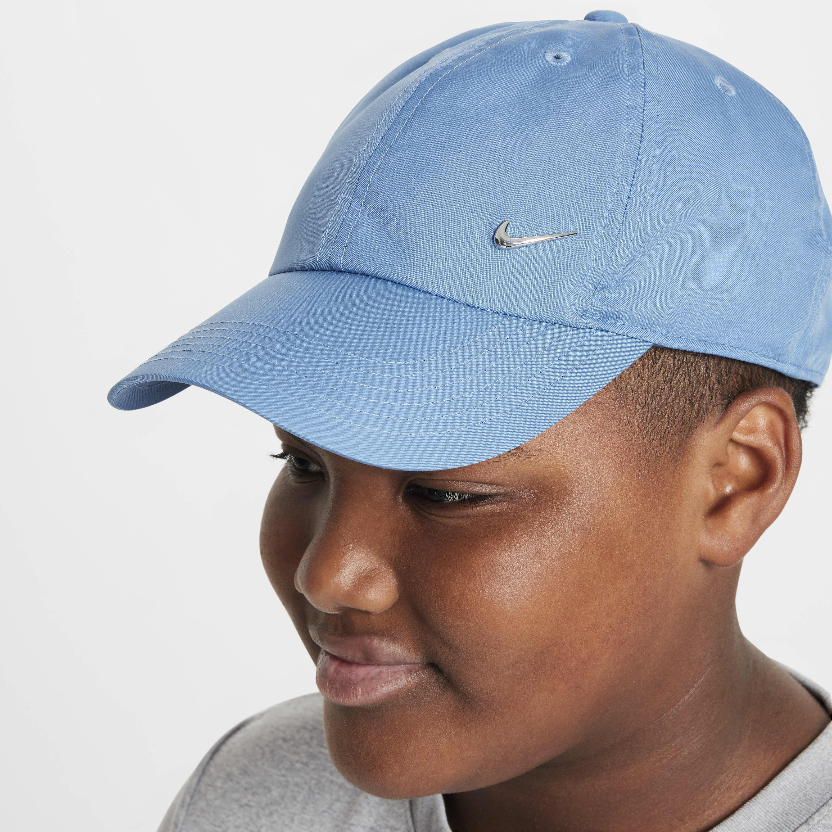 Buy Nike Dri FIT Club Kids Unstructured Metal Swoosh Cap Nike Kuwait Official