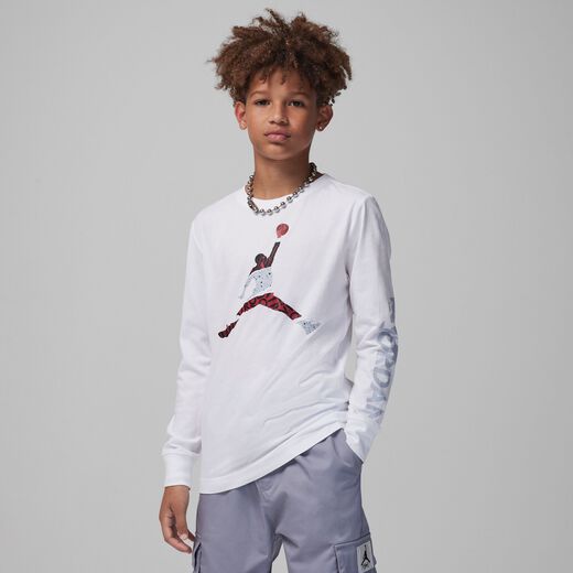 Kids' Long Sleeves Shirts-JRDN, Jordan Levels Long Sleeve Tee, Big Kids T-Shirt