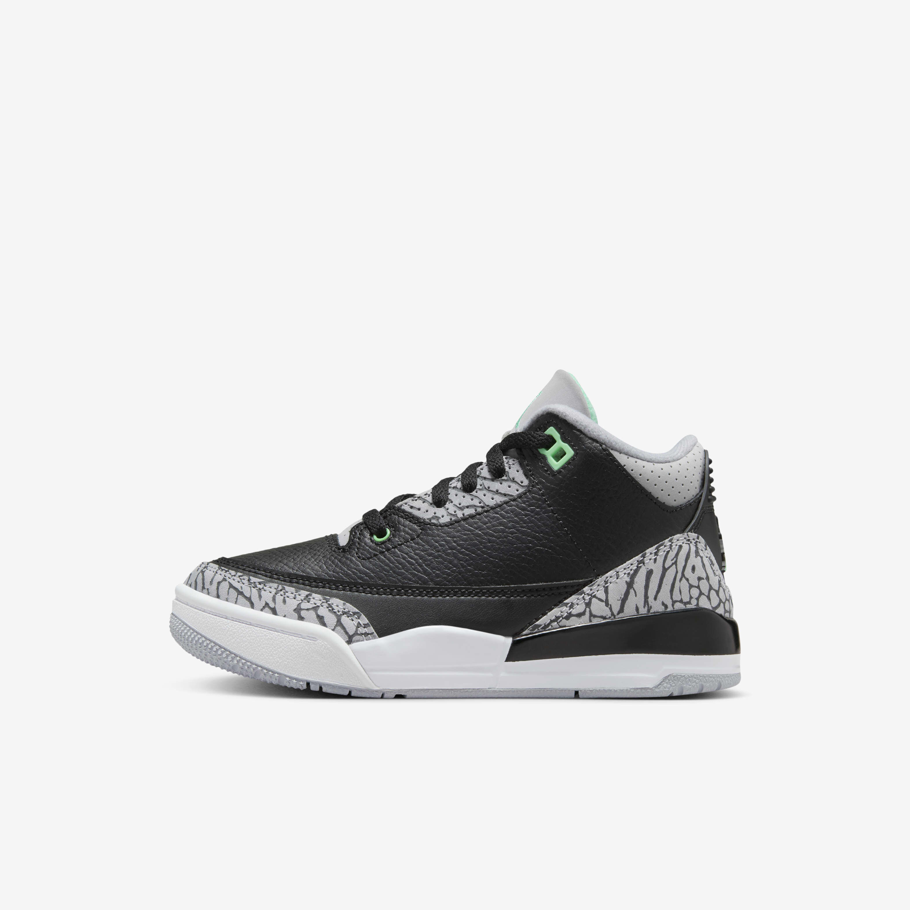 Buy Jordan Retro 'Black Cat' Younger Kids' Shoes Black/Wolf