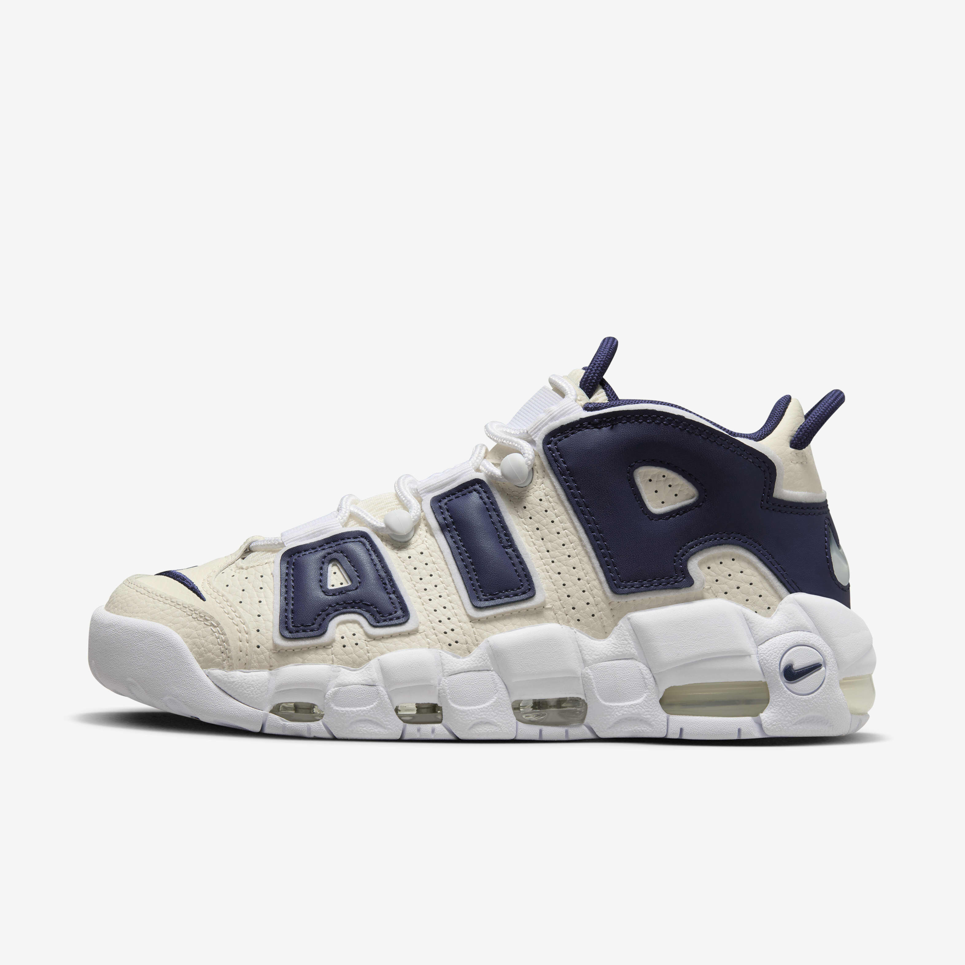 nike air more uptempo white midnight navy