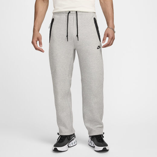 Nike Tech Clothing-Nike, Nike Tech, Men's Fleece Open-Hem Trousers