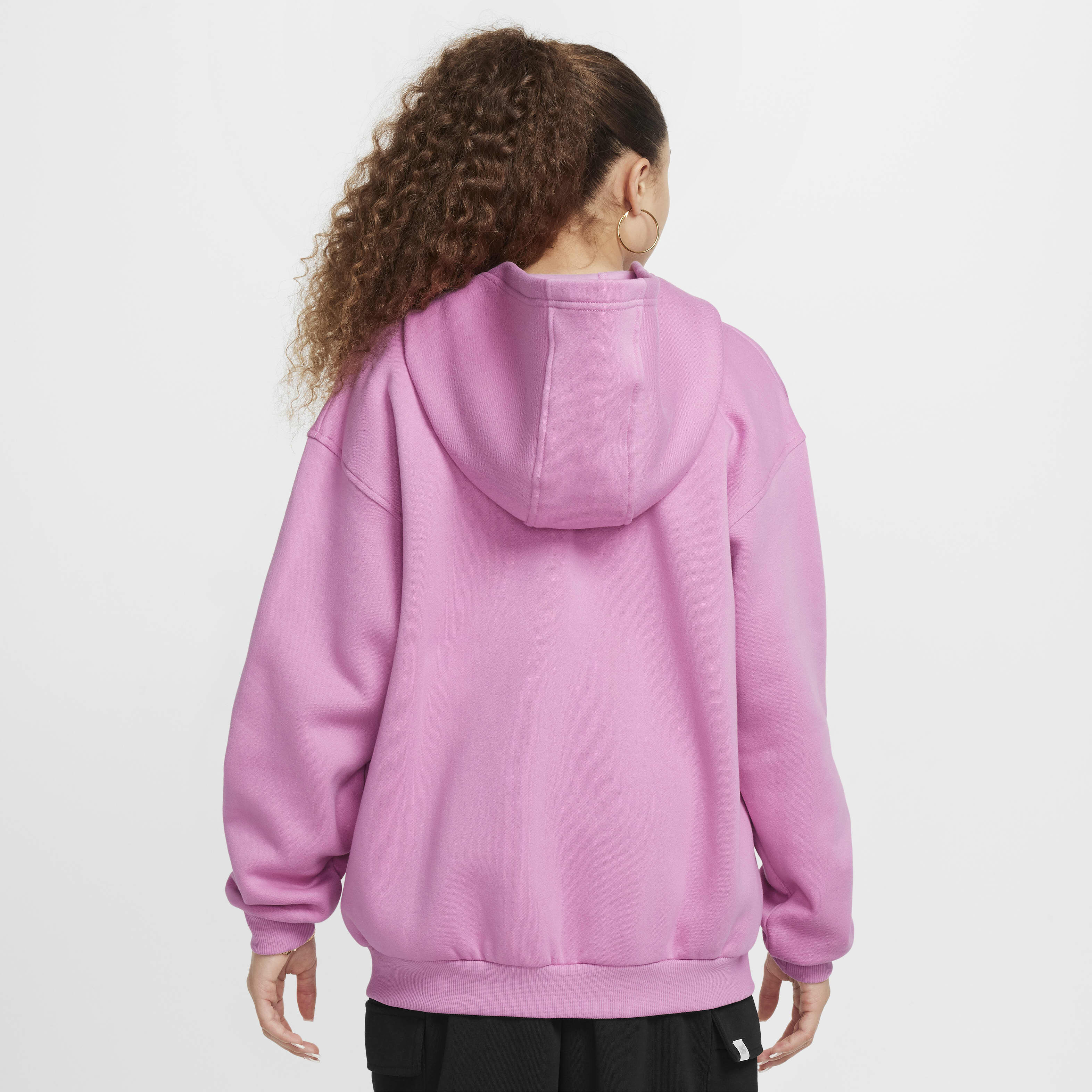 Buy Nike Sportswear Club Fleece Older Kids Oversized Full Zip Hoodie Nike Kuwait Official