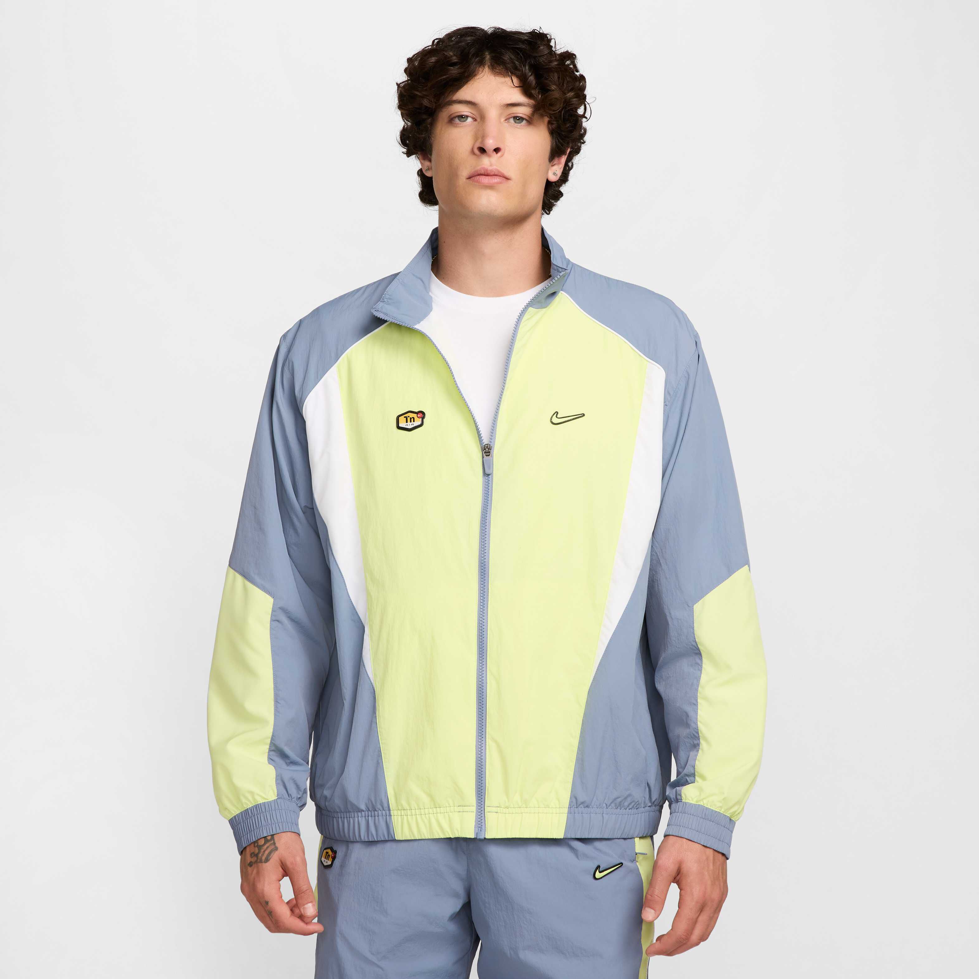 Buy Nike Sportswear Men's Woven Track Jacket - Ashen Slate/Light