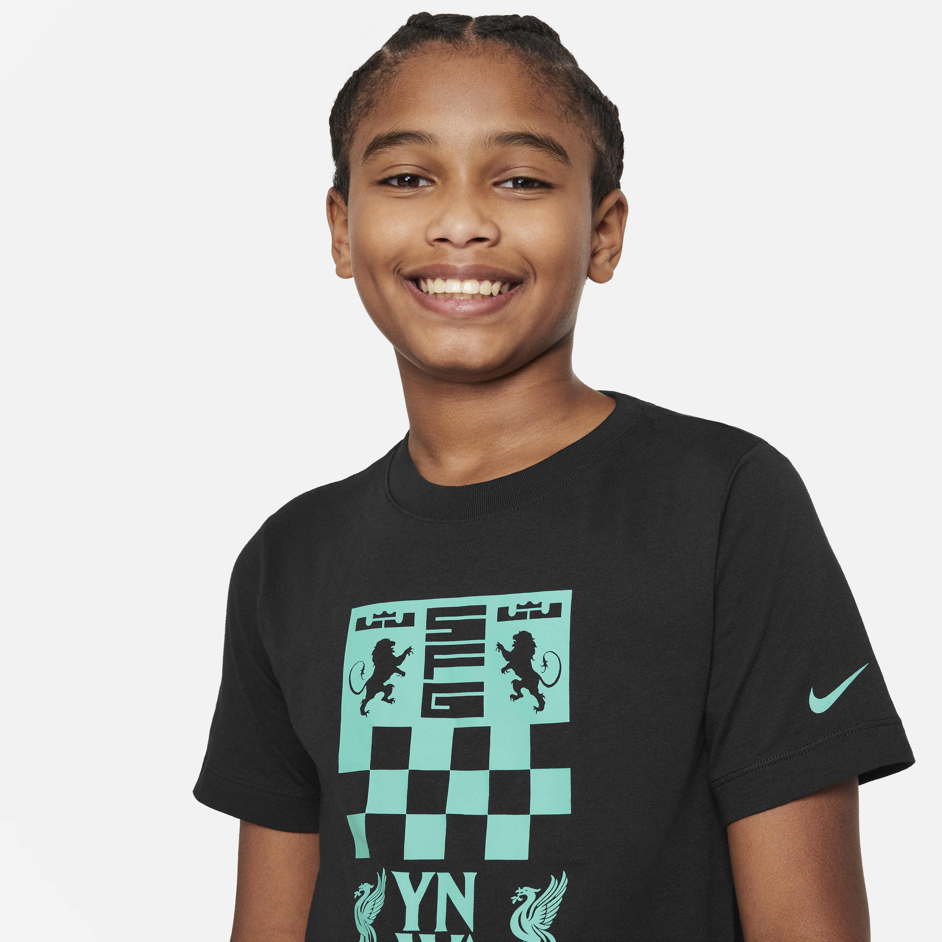 Buy LeBron x Liverpool F.C. Older Kids Nike Football T Shirt Nike Kuwait Official
