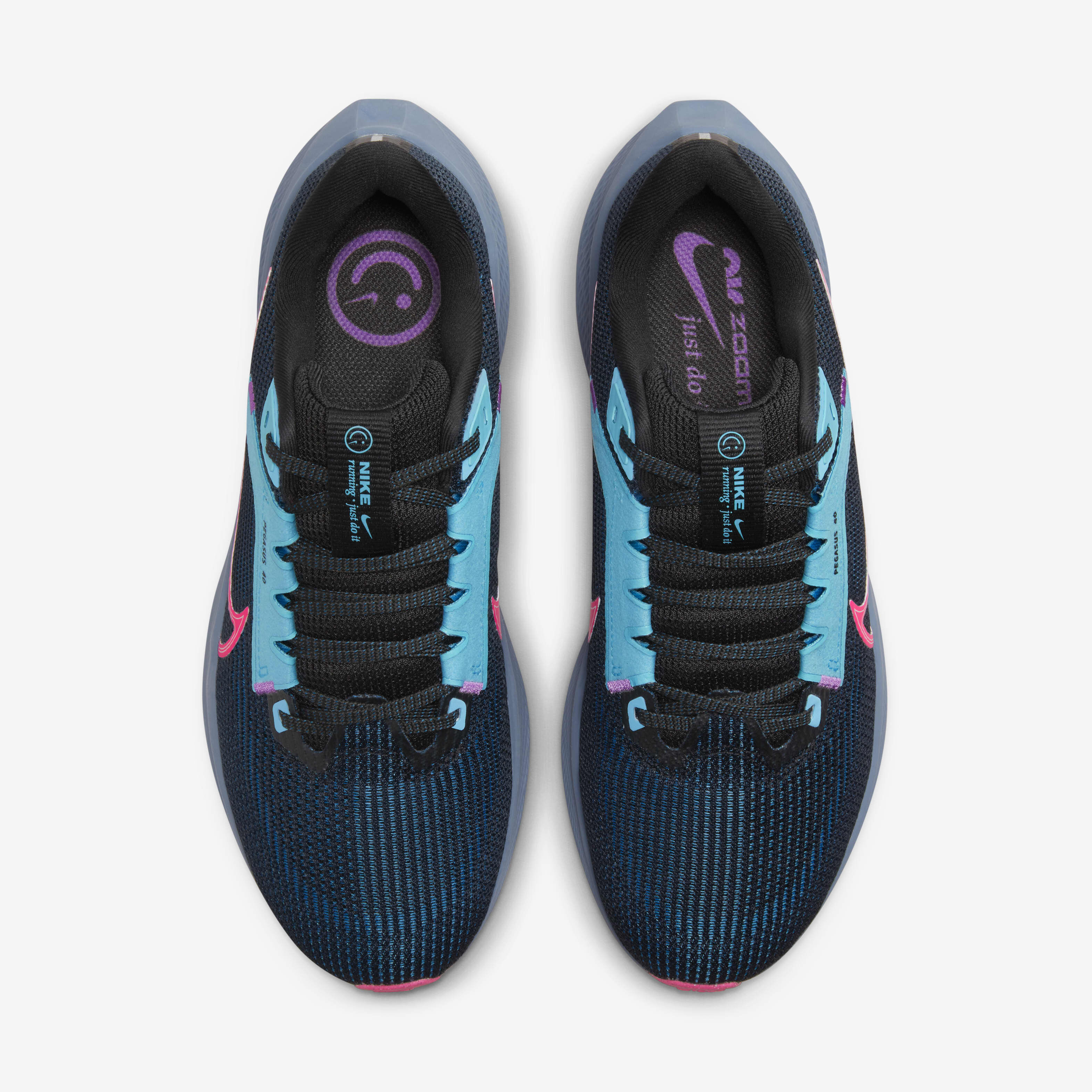Nike pegasus pink and blue clearance