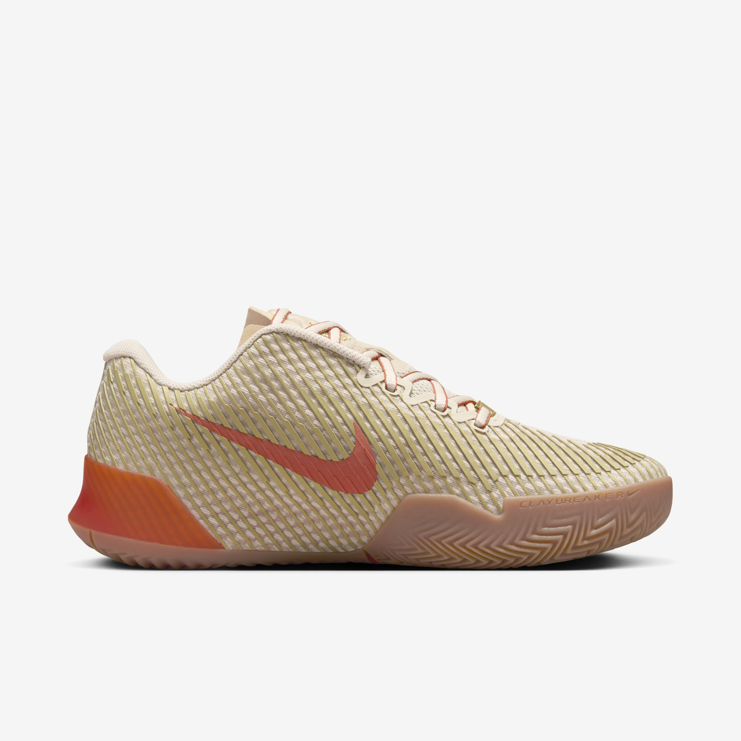 Buy NikeCourt Air Zoom Vapor 11 Premium Women s Clay Court Tennis Shoes Sand Drift Rust Factor Gum Medium Brown Metallic Gold Nike Kuwait Official