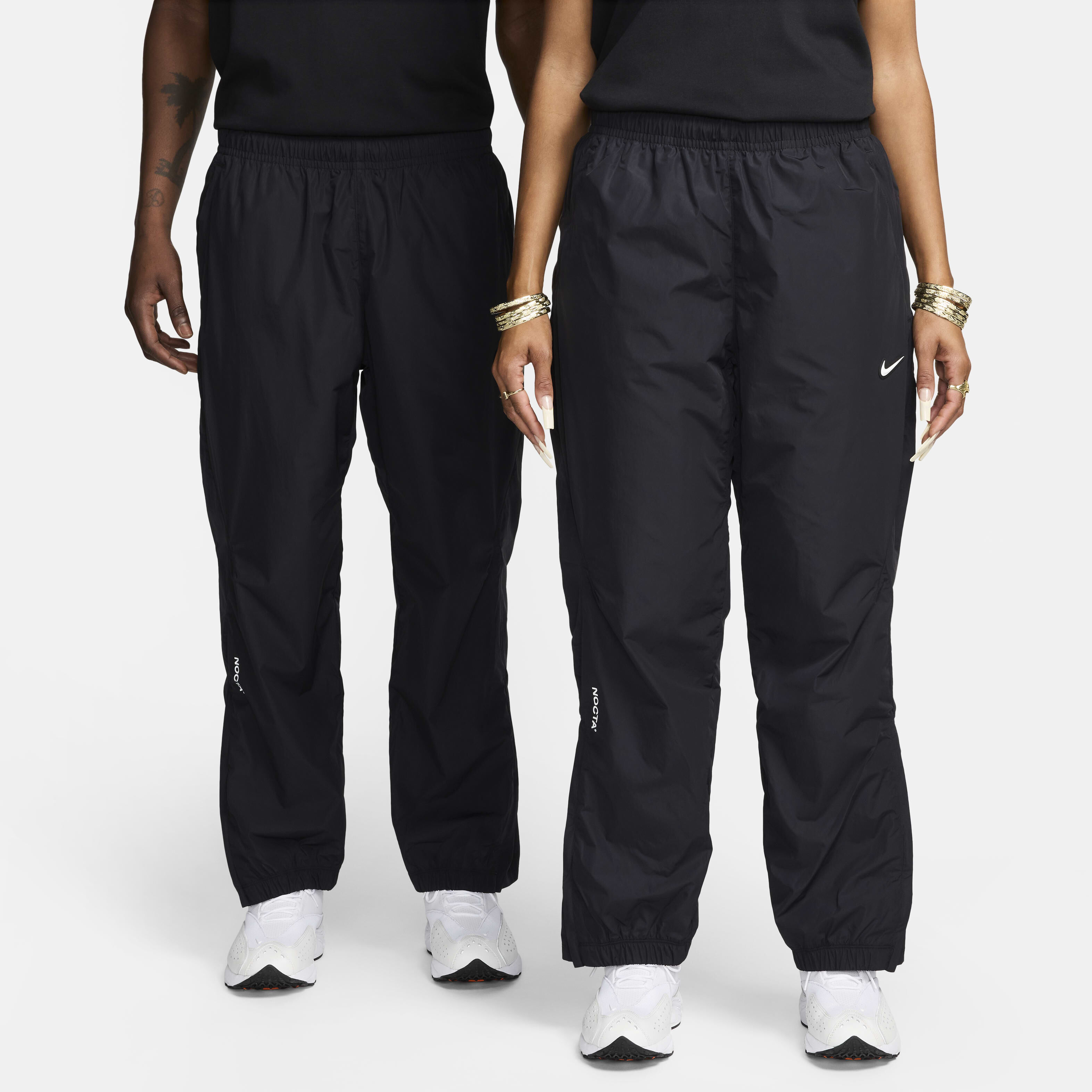 Womens black nike tracksuit bottoms on sale