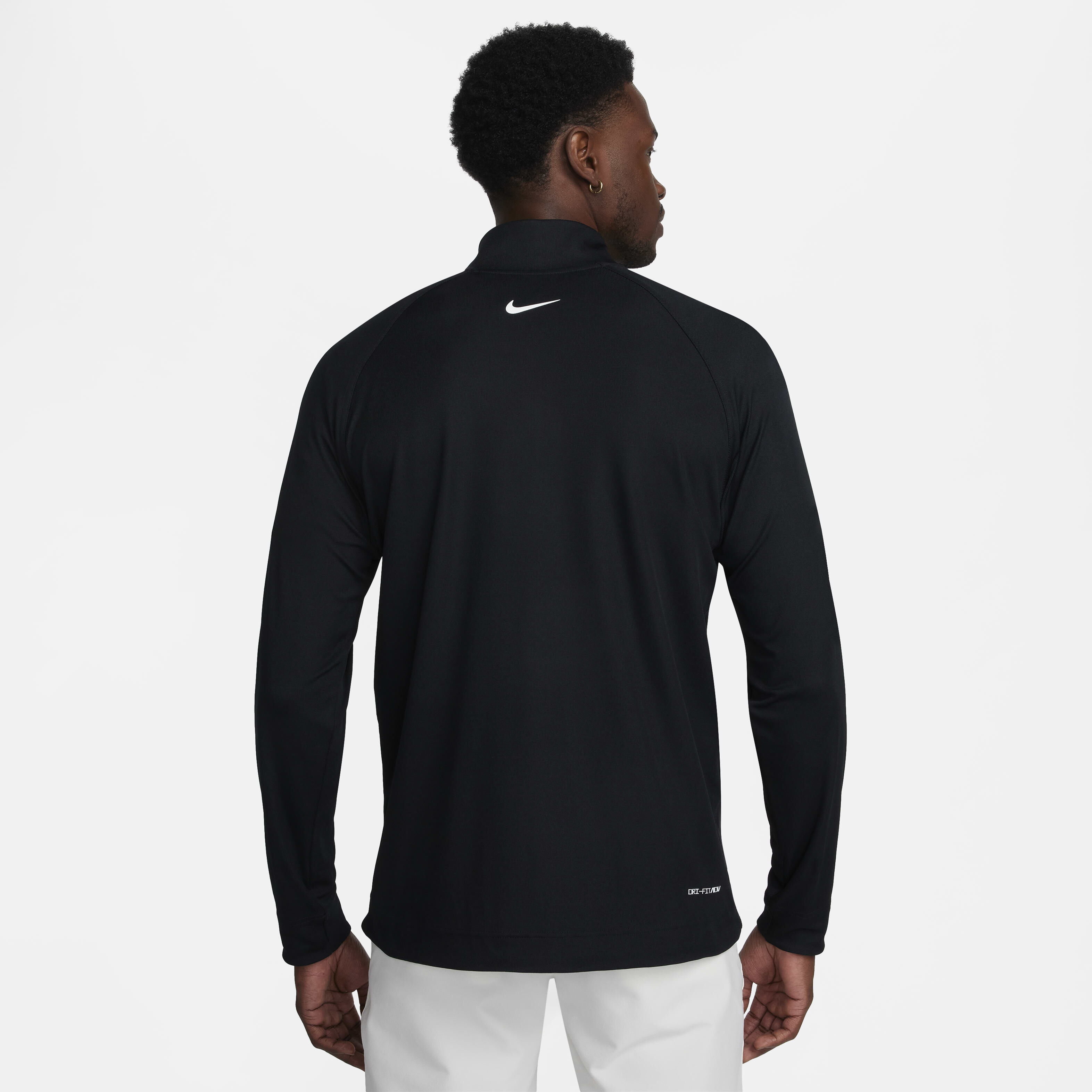 Buy Nike Tour Men's Dri-FIT ADV 1/2-Zip Golf Top - Black/Black