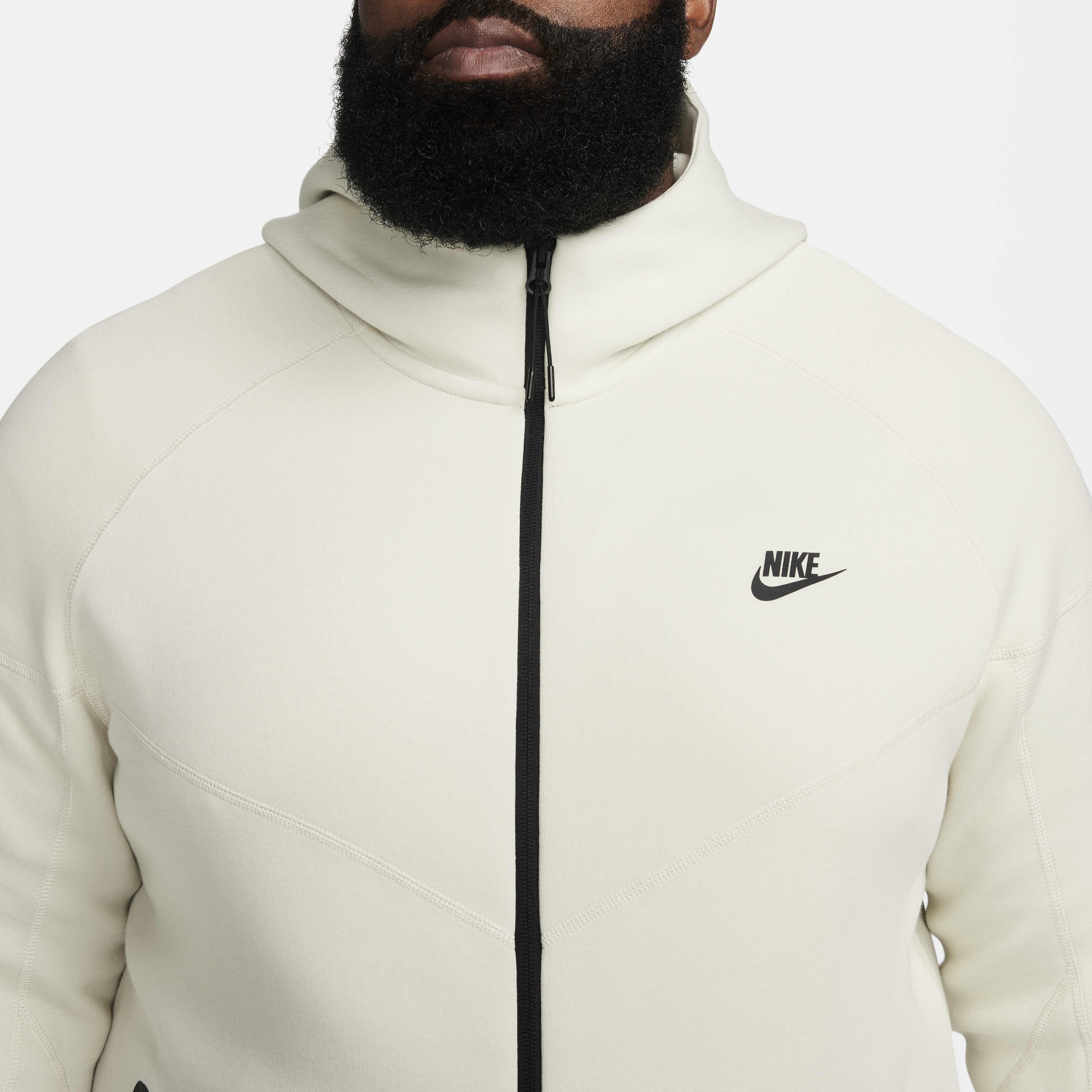 Nike tech fleece jacket white 2025