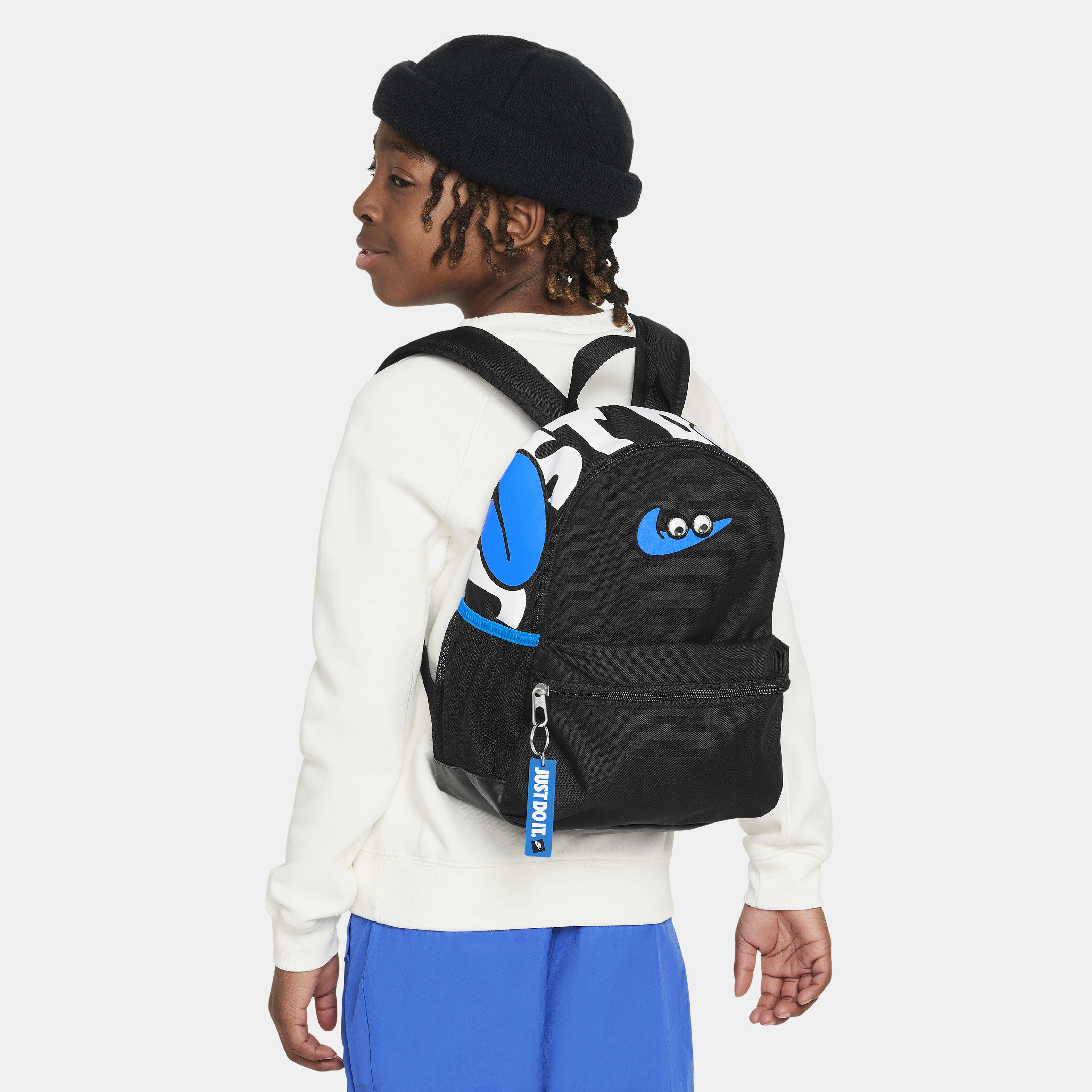 Buy Nike Brasilia JDI Kids Mini Backpack 11L Black Black Photo Blue Nike Kuwait Official