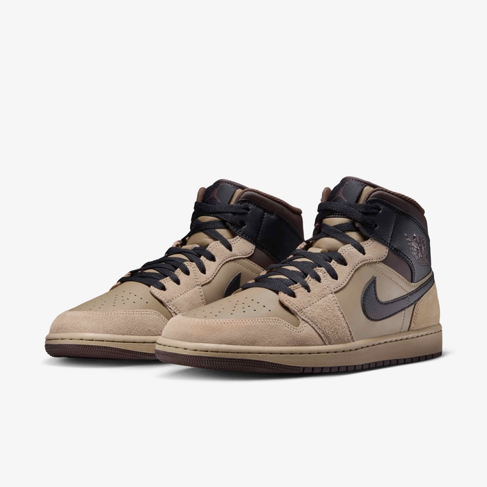 Buy Air Jordan Mid Men's Shoes Khaki/Baroque Brown/Gum Light