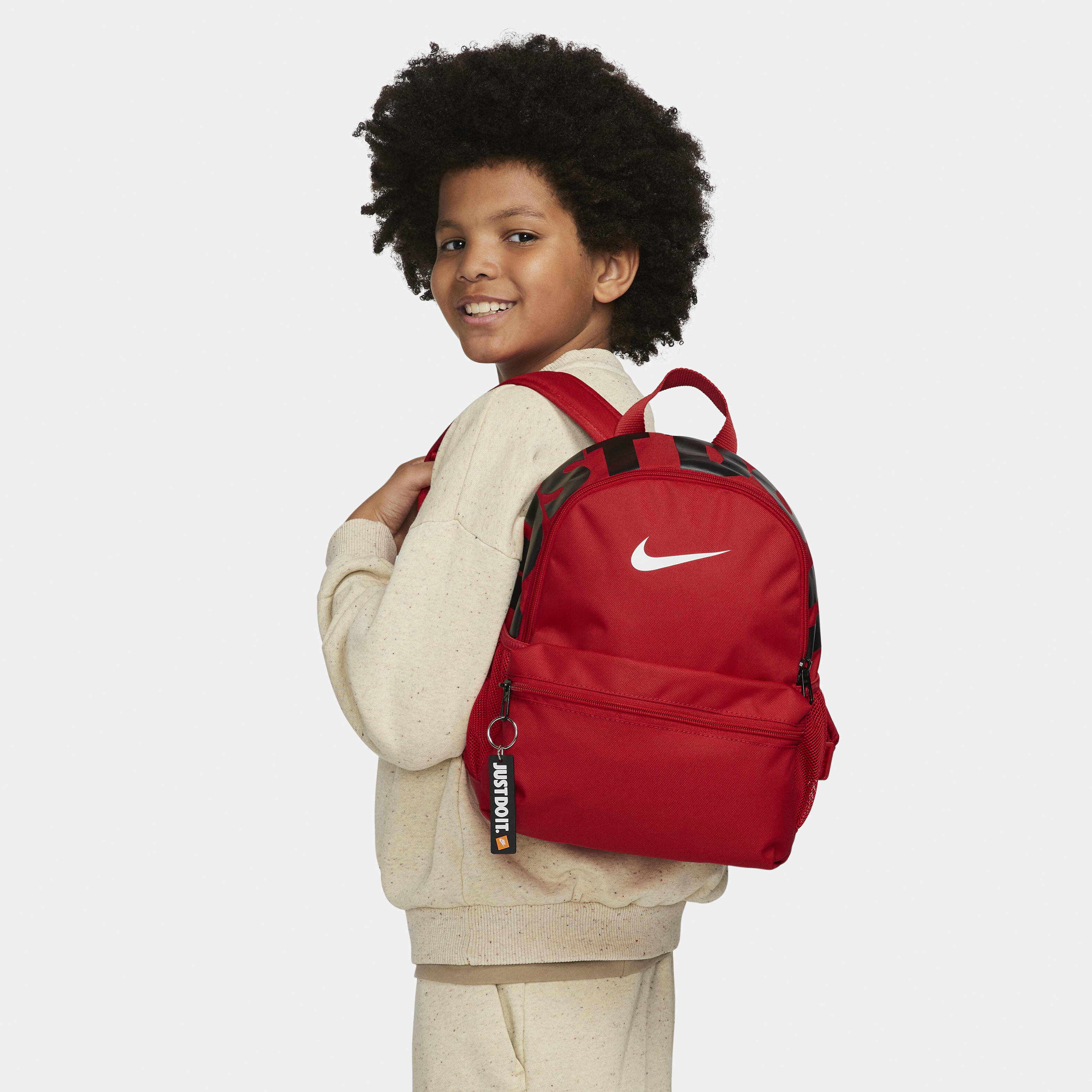 Buy Nike Brasilia JDI Kids Mini Backpack 11L University Red Black White Nike Kuwait Official