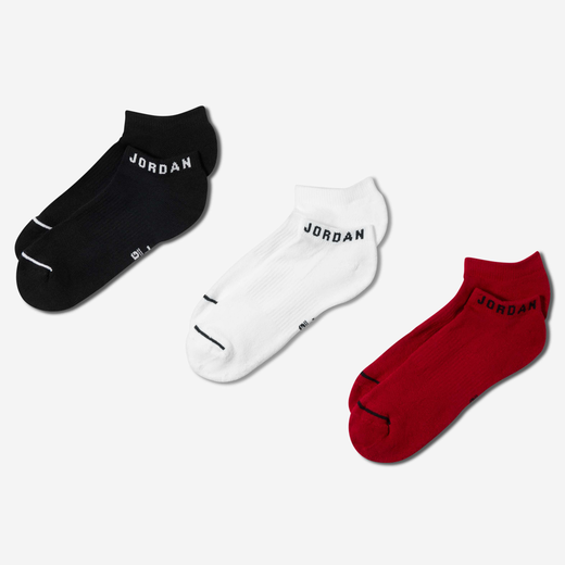 Jordan Socks-JRDN, Jordan, Everyday No-Show Socks (3 Pairs)