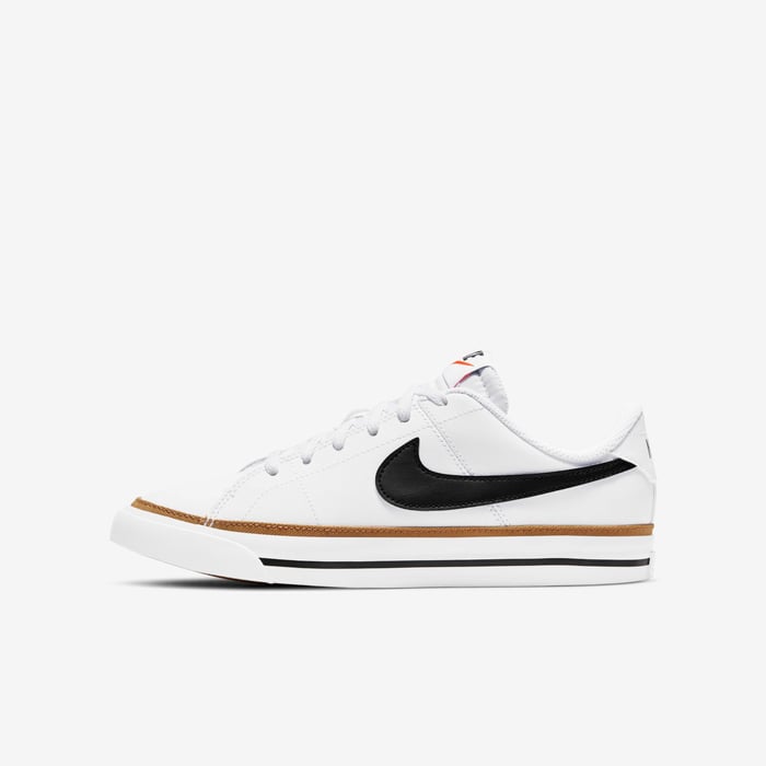 Buy NikeCourt Legacy Older Kids' Shoes White/Desert Ochre/Gum
