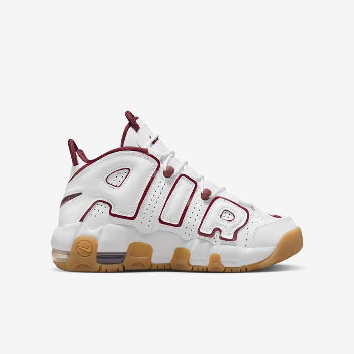 Buy Nike Air More Uptempo Older Kids' Shoes White/Gum Light