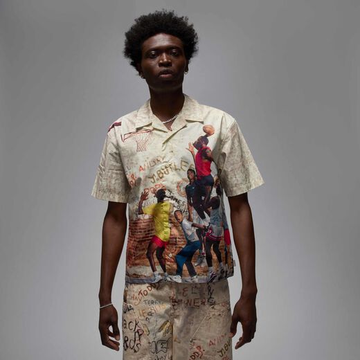 T-Shirts & Tops-JRDN, Air Jordan, Men's Camp Shirt