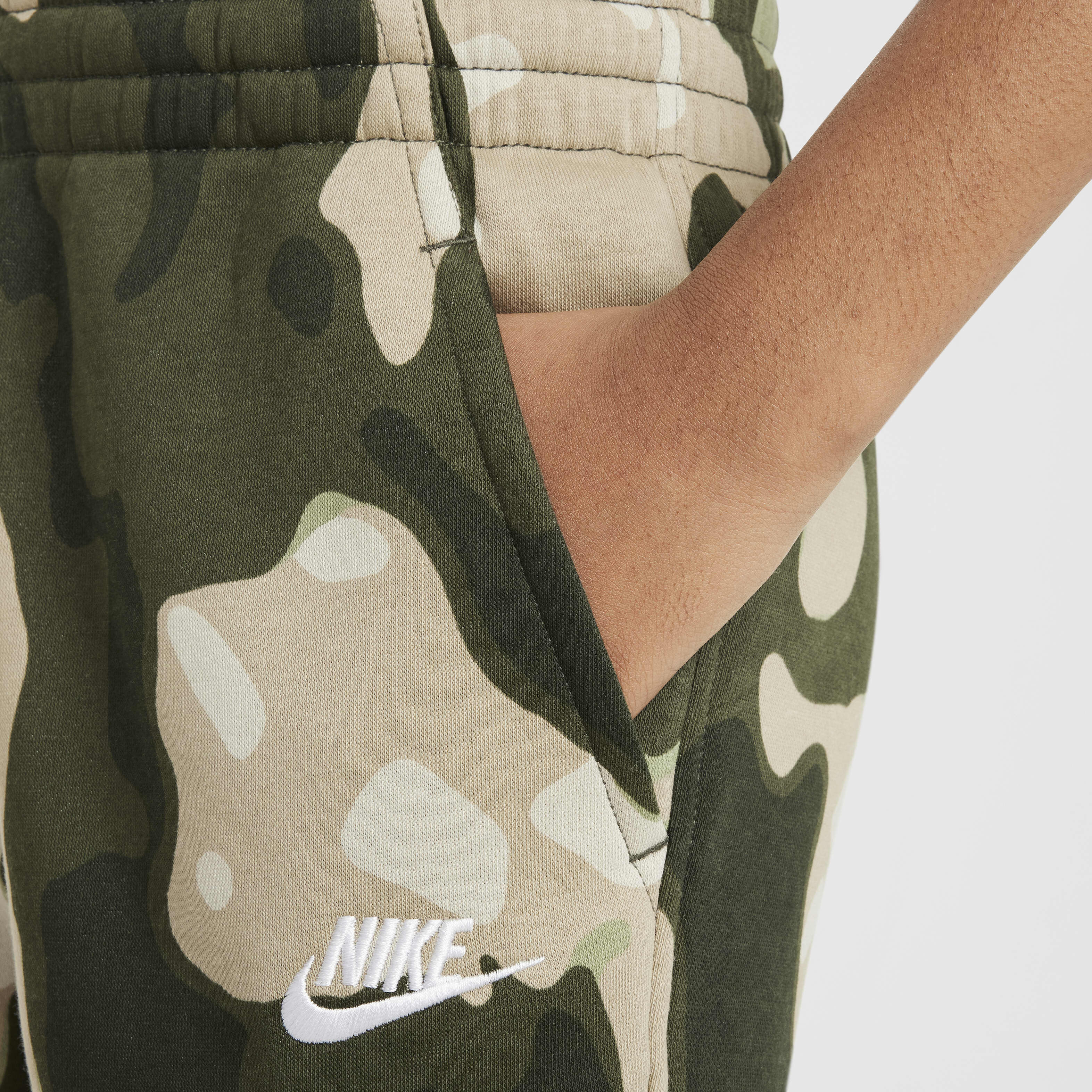Buy Nike Sportswear Club Fleece Older Kids Camo Cargo Trousers Nike Kuwait Official