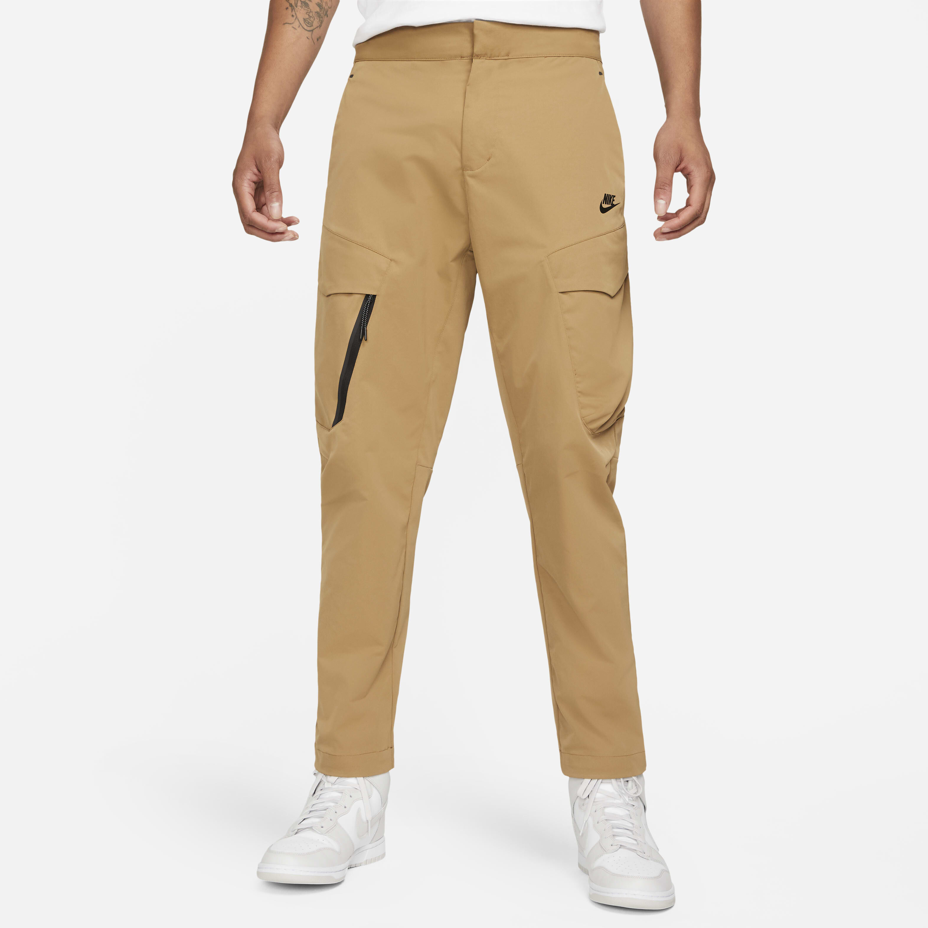 men's woven unlined cargo trousers