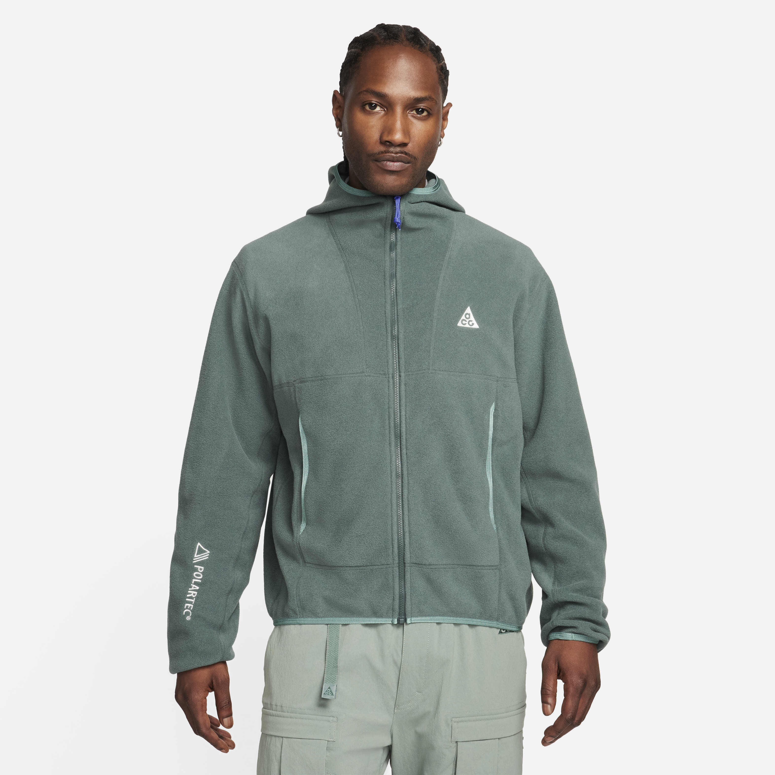 Buy Nike ACG Wolf Tree Polartec Men s Full Zip Top Nike Kuwait Official