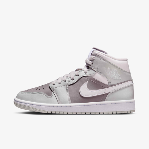 Jordan New Drops-JRDN, Air Jordan 1 Mid 'Photon Dust/White/Atmosphere Grey', Women's Shoes