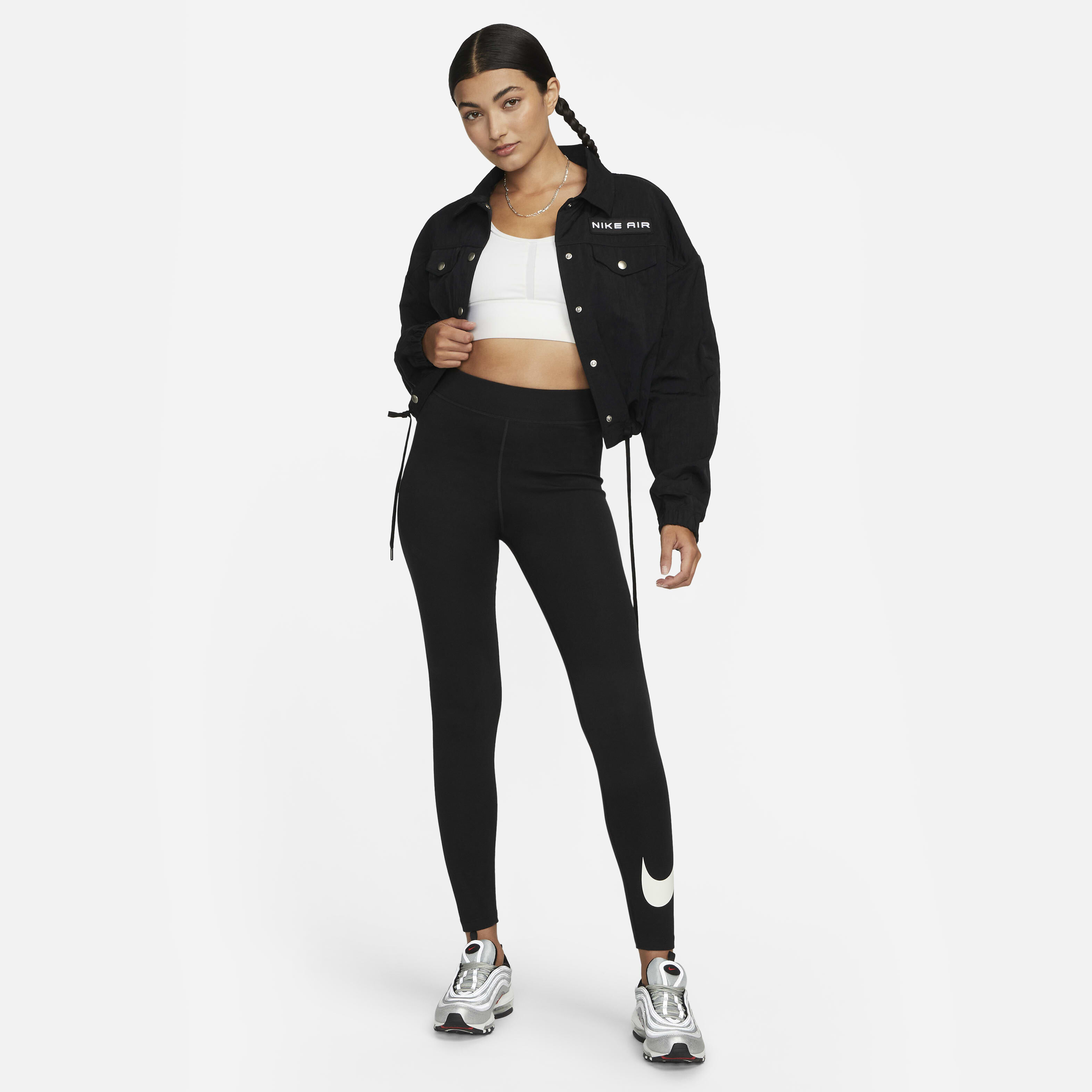 Buy Nike Sportswear Classics Women s High Waisted Graphic Leggings Nike Kuwait Official