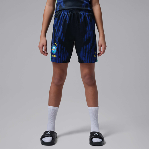 Football Shorts-JRDN, Brazil 2026 Stadium Away, Older Kids' Jordan Dri-FIT Football Replica Shorts