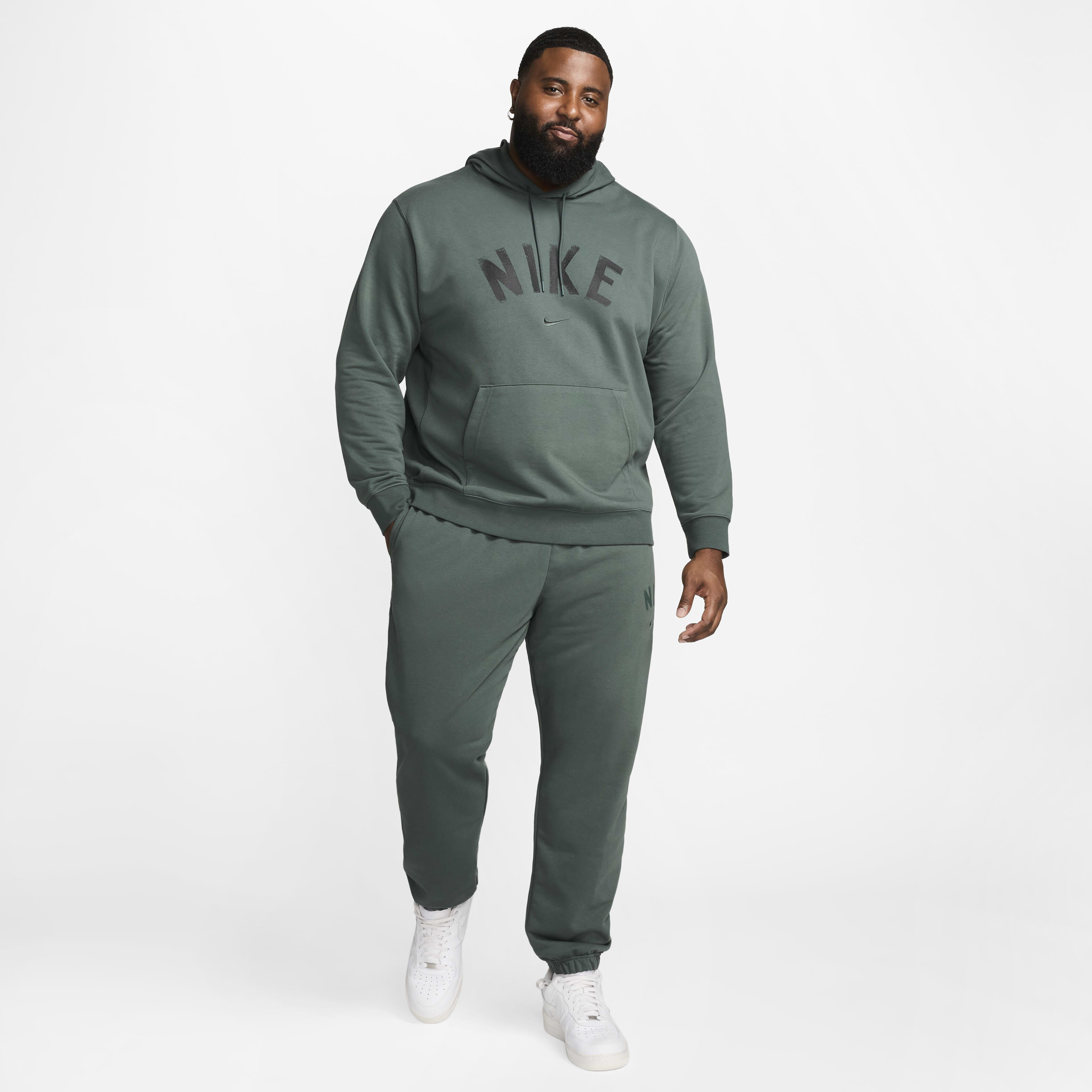 Buy Nike Swoosh Men s Dri FIT French Terry Pullover Fitness Hoodie Nike Kuwait Official